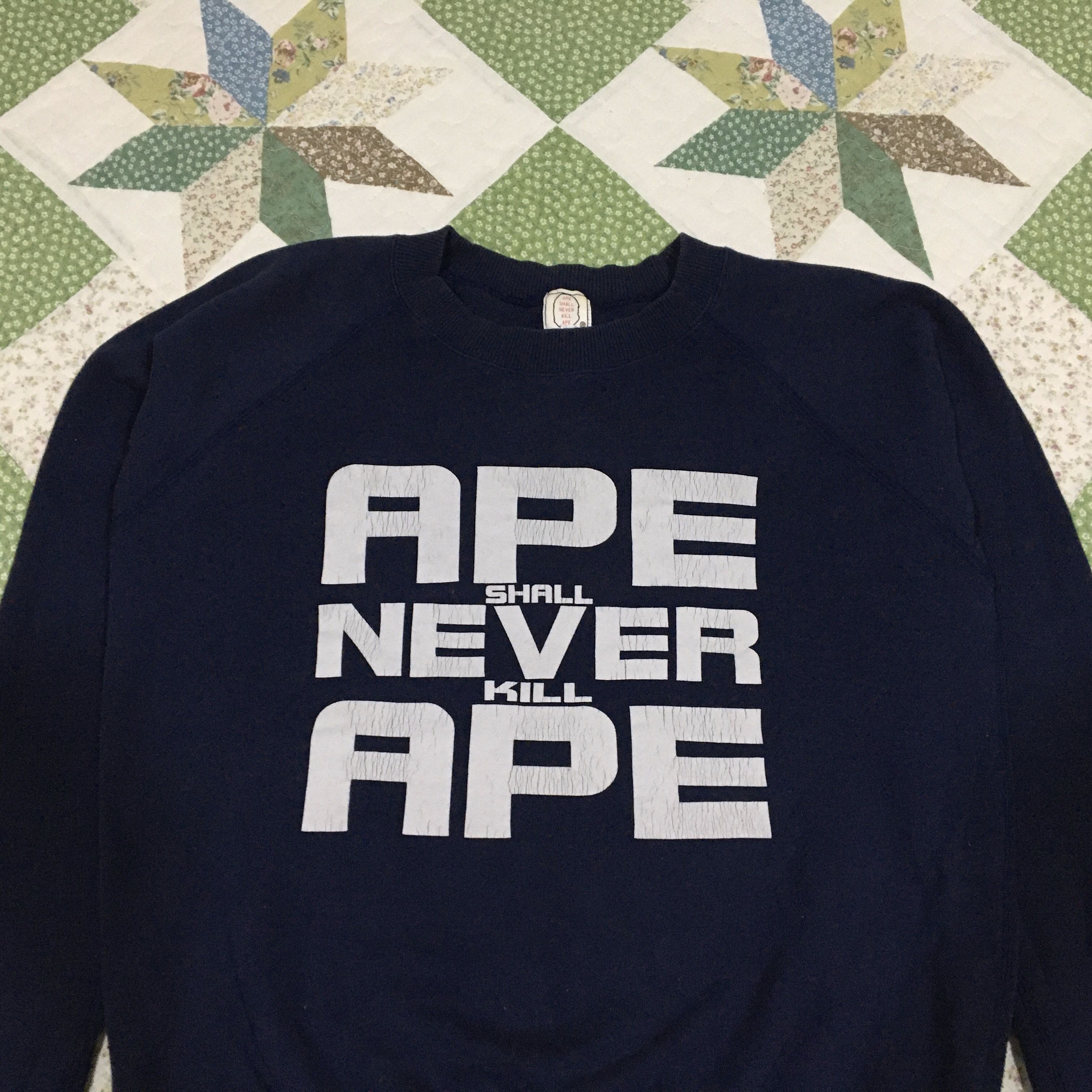 Bape × Vintage ASNKA Crewneck Bape Sweatshirts Size US M / EU 48-50 / 2 - 3 Thumbnail