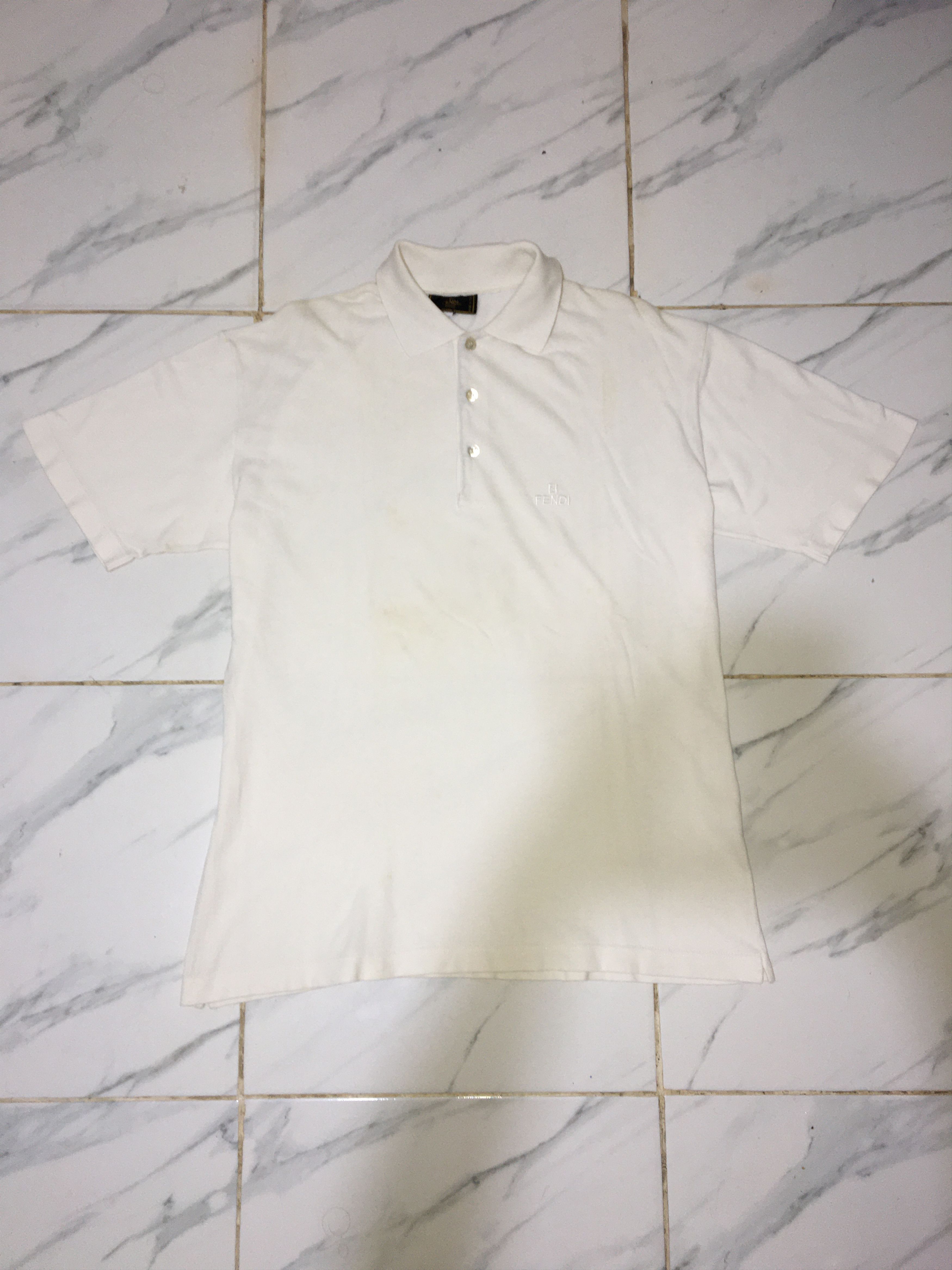 Fendi × Vintage Vintage Fendi Polo Shirt Size US L / EU 52-54 / 3 - 1 Thumbnail