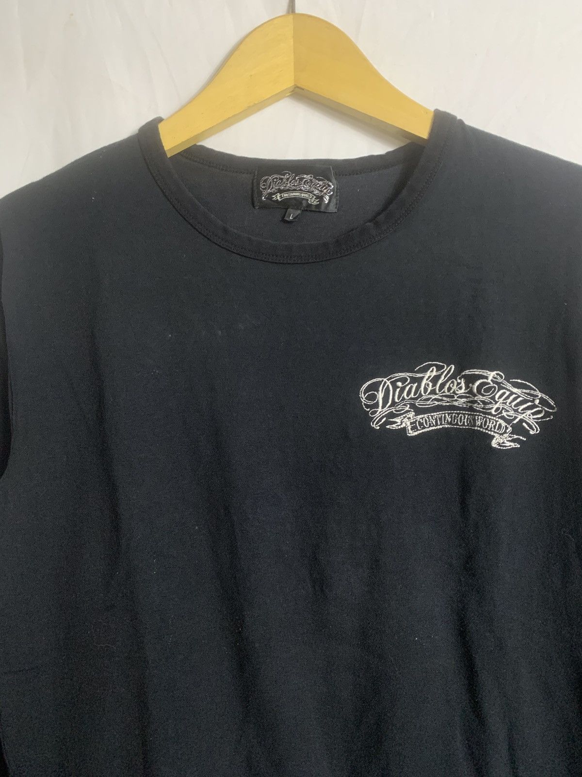 Japanese Brand Japanese Diablos Poem longsleve Size US M / EU 48-50 / 2 - 2 Thumbnail