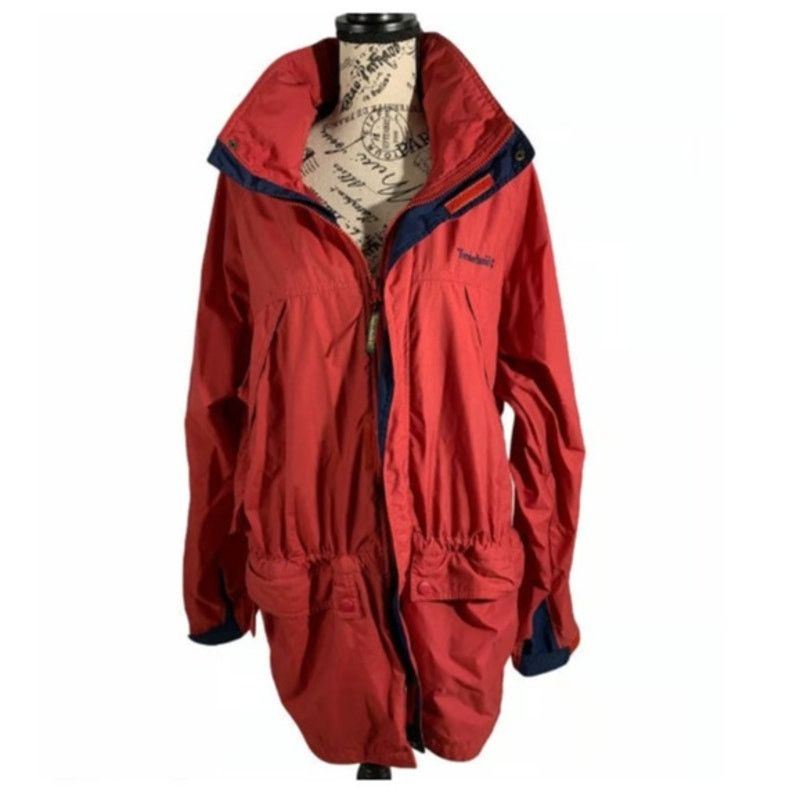 Timberland Timberland Men's Sz Medium Windbreaker jacket Hood Zip Front Size US M / EU 48-50 / 2 - 11 Thumbnail
