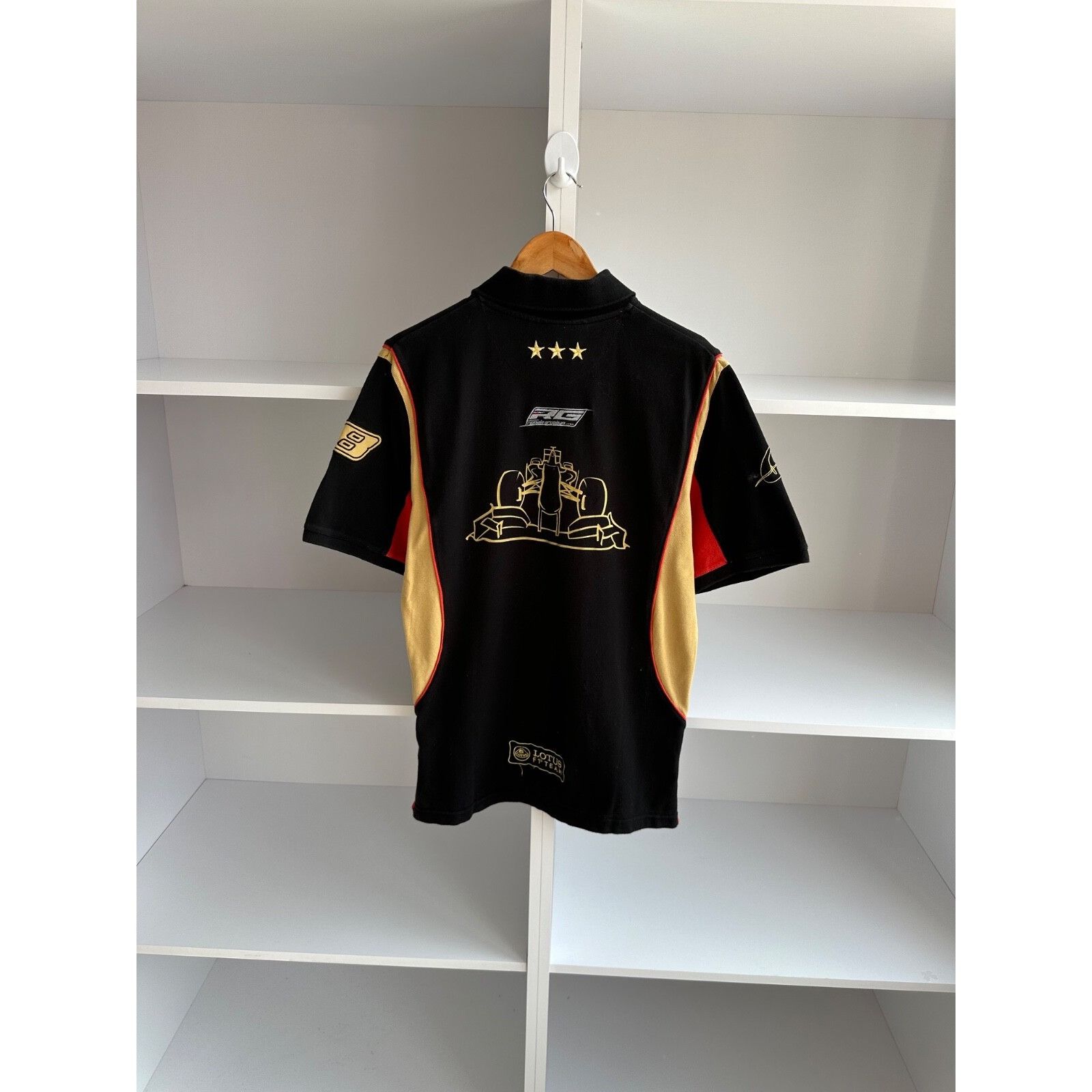 Formula 1 VTG Roman Grosjean Lotus Racing Formula 1 Polo T-shirt Size US S / EU 44-46 / 1 - 1 Thumbnail