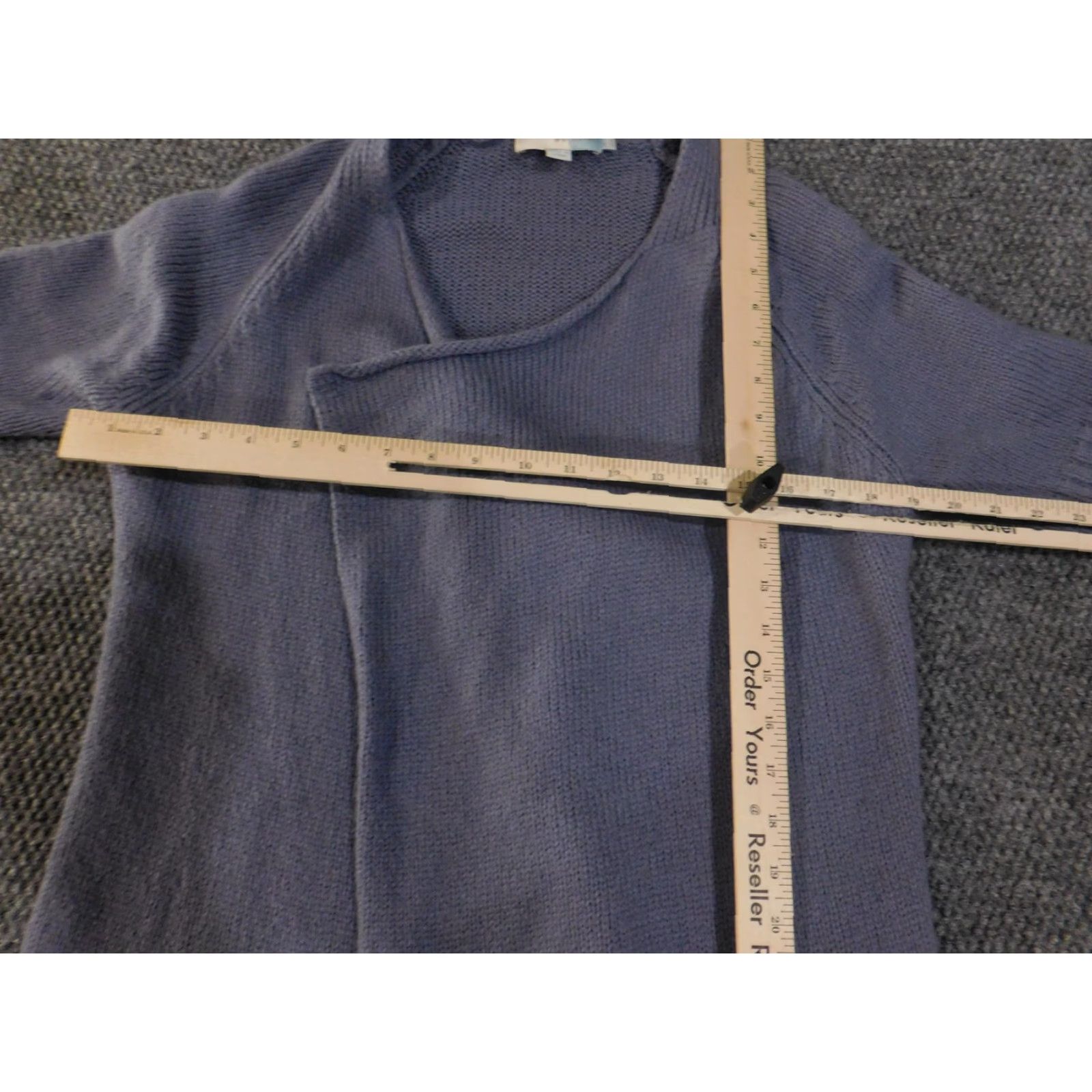 Boden Boden Cardigan Womens US 8 Purple Short Sleeve Open Front Wool Alpaca Knit Sweater Size M / US 6-8 / IT 42-44 - 5 Thumbnail