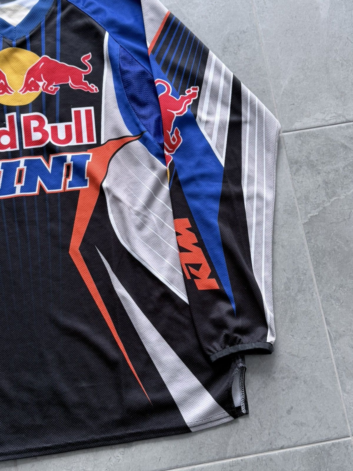 Red Bull Vintage Y2K Red Bull KTM Moto Jersey Size US XL / EU 56 / 4 - 2 Thumbnail