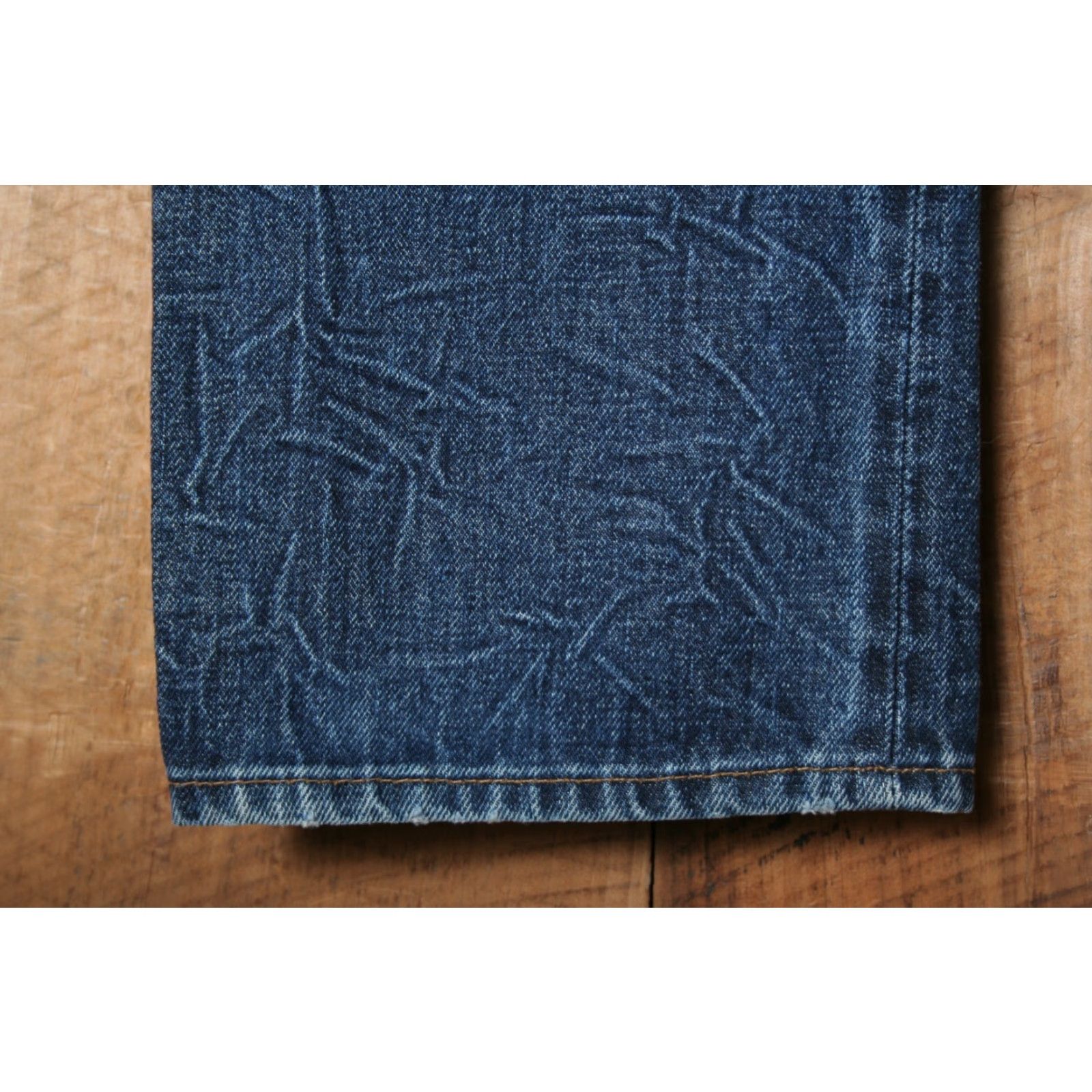 Gap GAP Jeans 1969 Resin Rinse Selvedge Denim Straight Leg Blue Sz. 32x32 Men Cotton Denim Jeans Straight Blue Jeans 32 32 Mens Size US 32 / EU 48 - 5 Thumbnail