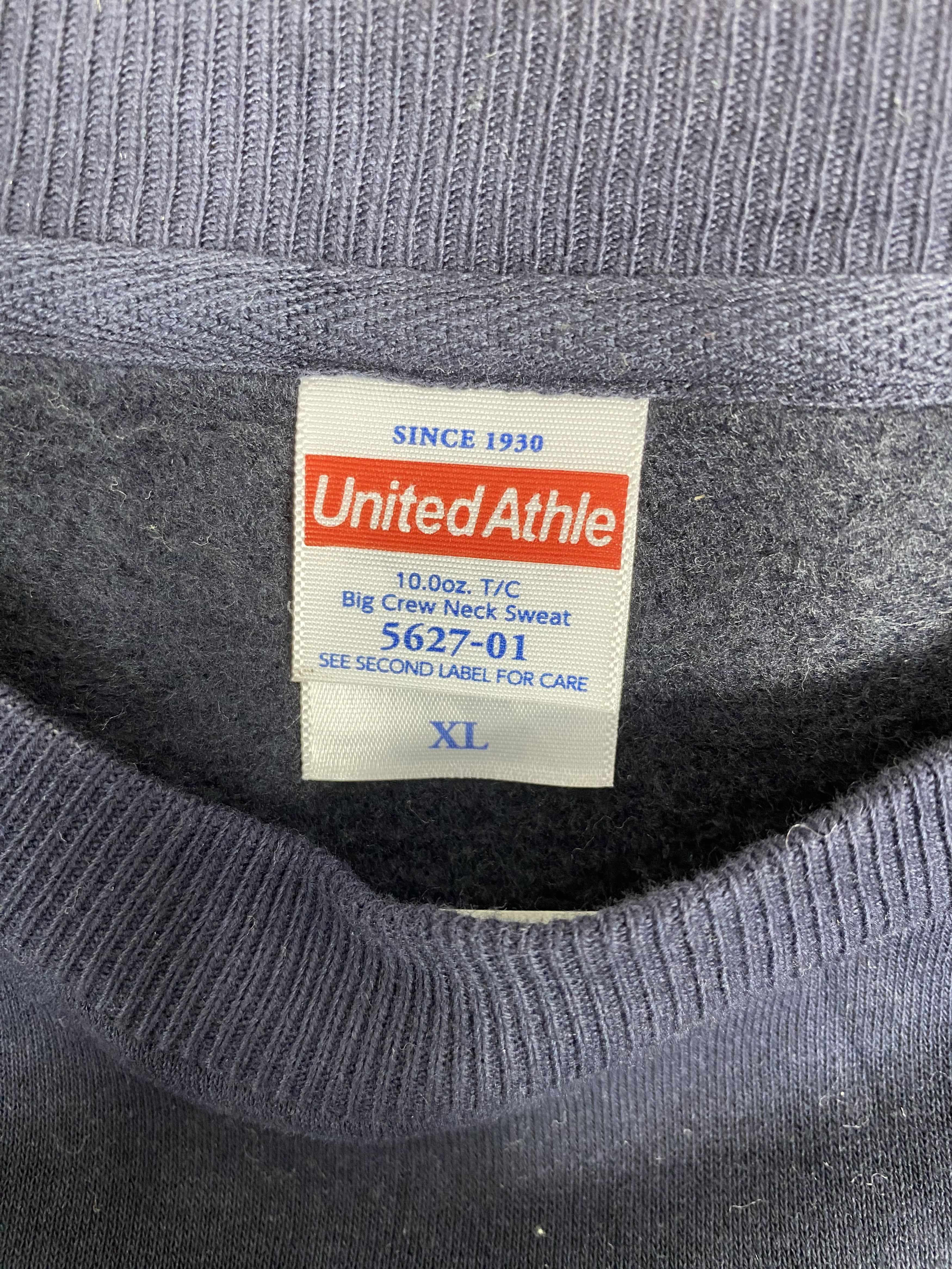 Japanese Brand Vintage United Athle Sweatshirts Size US XL / EU 56 / 4 - 8 Thumbnail