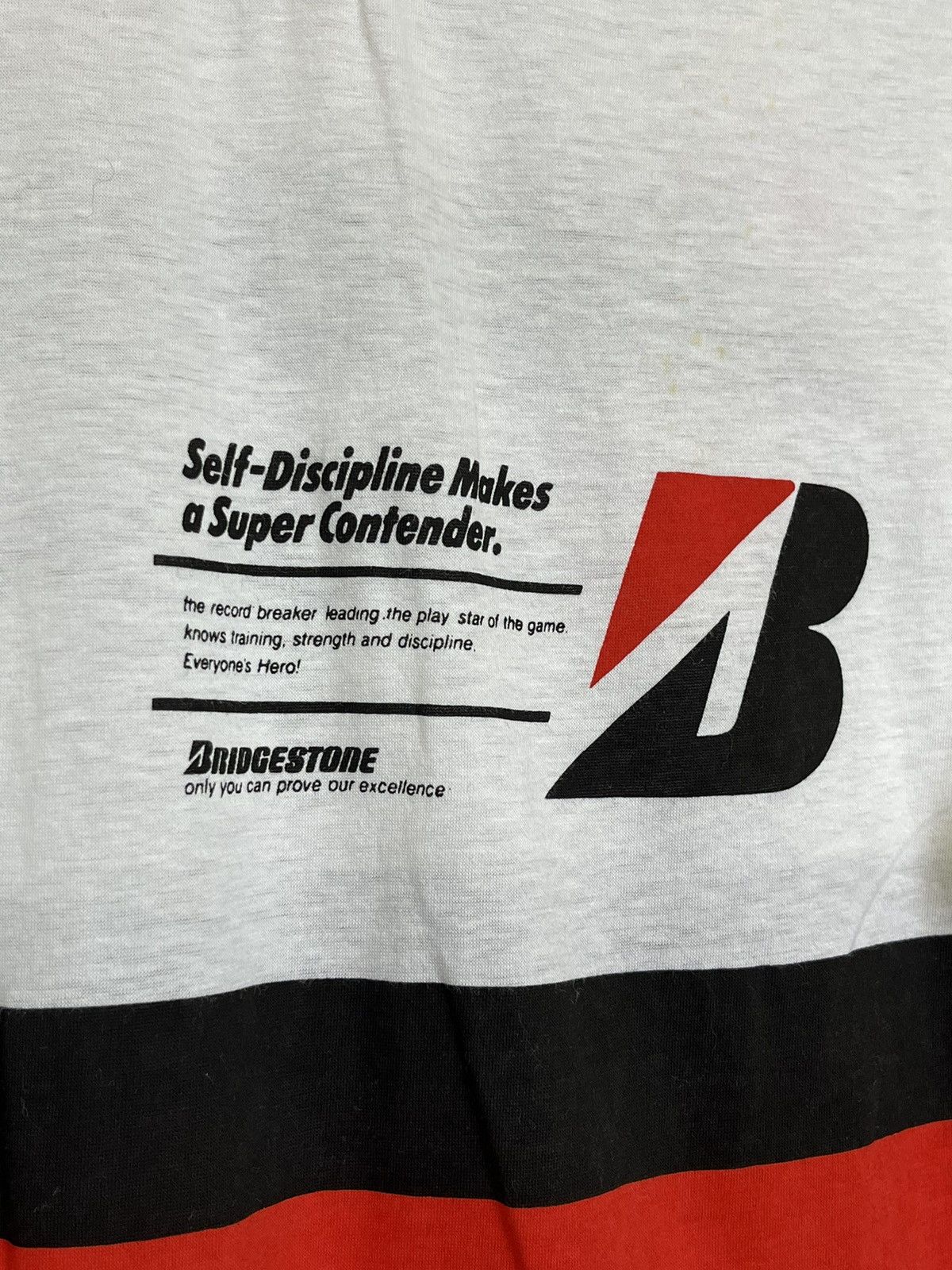 Vintage RARE🔥VINTAGE 80s/90s BRIDGESTONE MOTORSPORT TEE SHIRT Size US S / EU 44-46 / 1 - 5 Thumbnail