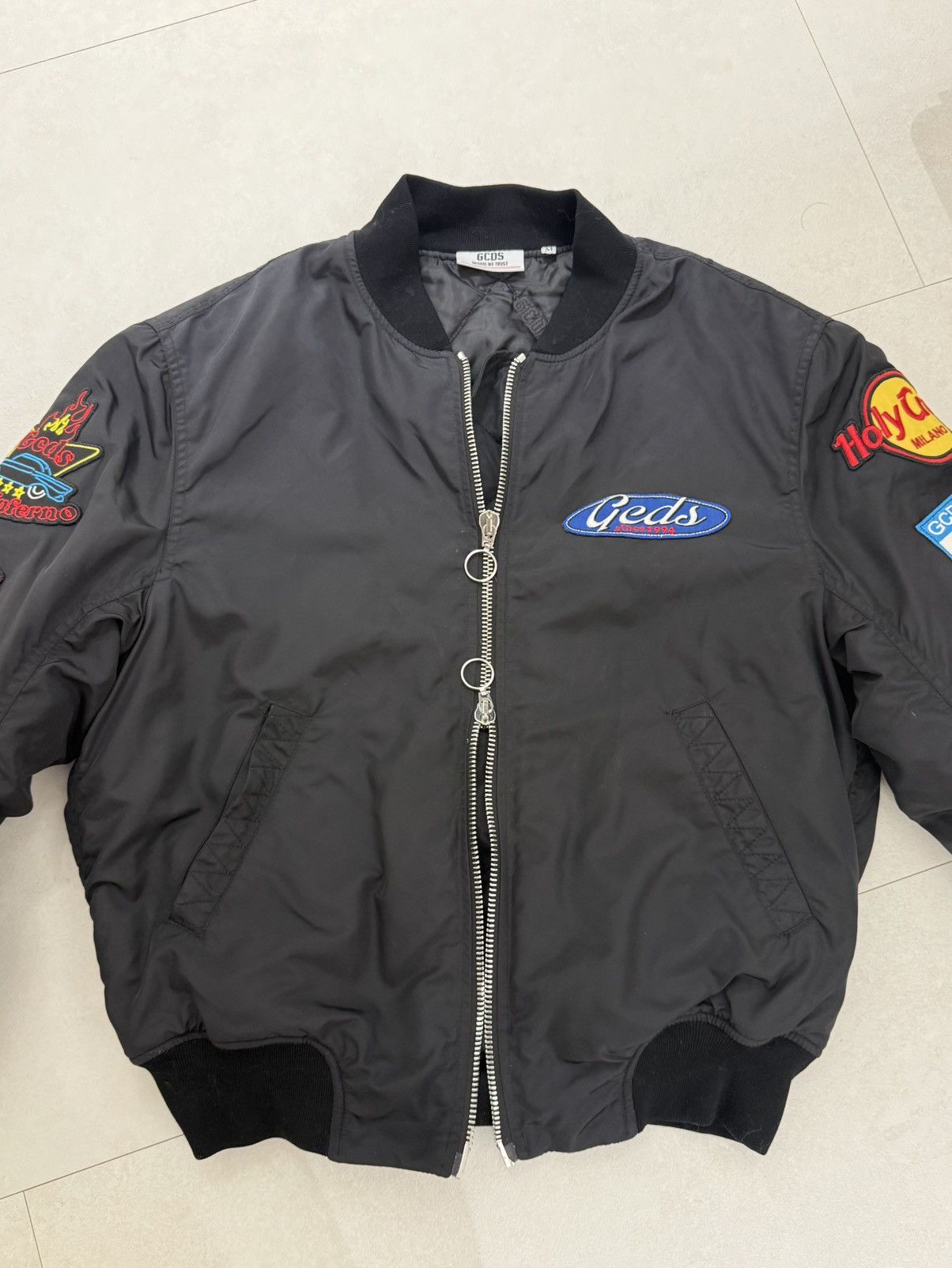GCDS GCDS Embellished bomber jacket Size US M / EU 48-50 / 2 - 2 Thumbnail