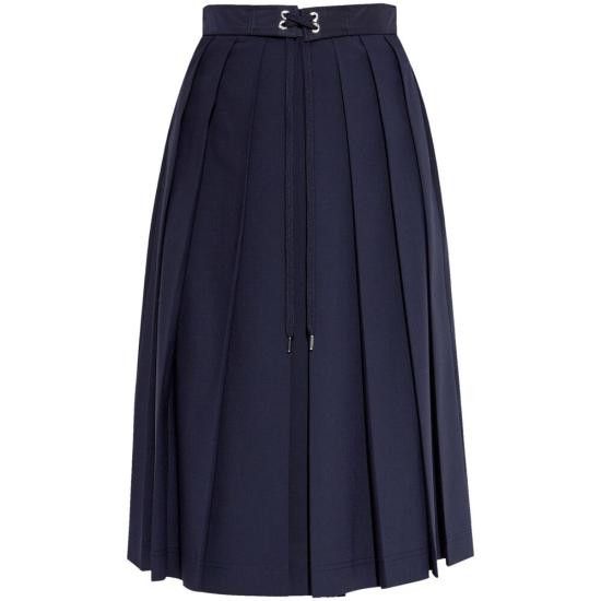 Moncler MONCLER Women Mid Skirts 54AUD 2D000 07 774 BLUE Size 28" / US 6 / IT 42 - 1 Thumbnail