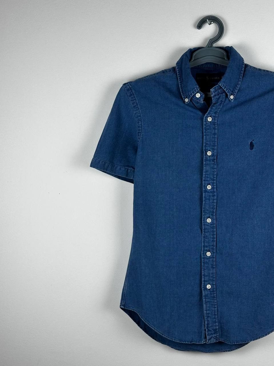 Designer × Polo Ralph Lauren × Ralph Lauren Polo Ralph Lauren Luxury Oxford Indigo SS SHIRT Size US S / EU 44-46 / 1 - 3 Thumbnail