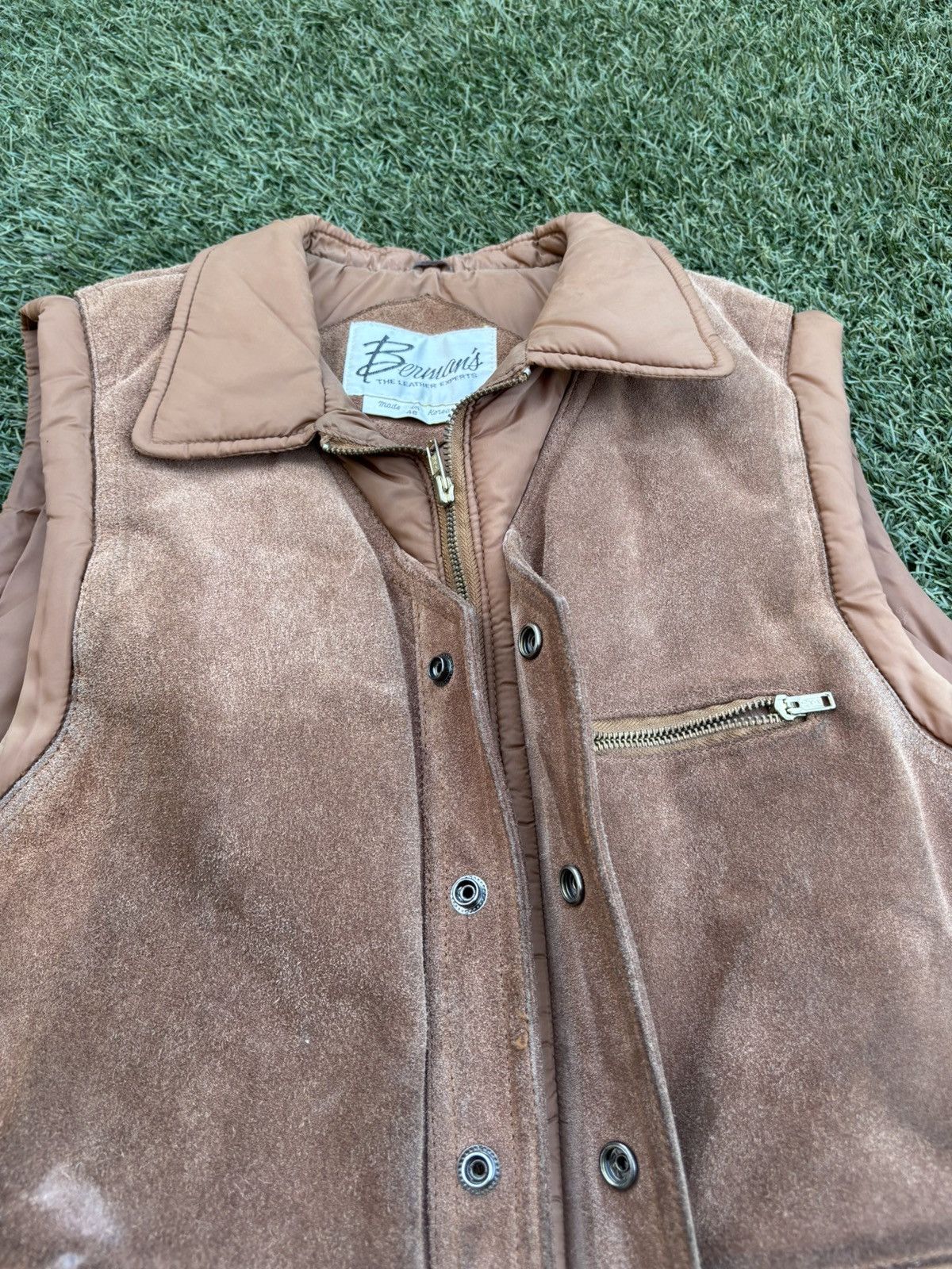 Other Vintage 80s Berman’s leather vest Size US S / EU 44-46 / 1 - 8 Thumbnail