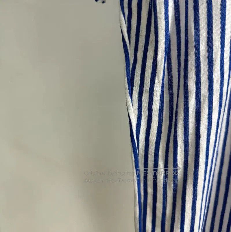 Chanel Chanel Striped Cotton Dress in Chocolate . Size S / US 4 / IT 40 - 5 Thumbnail