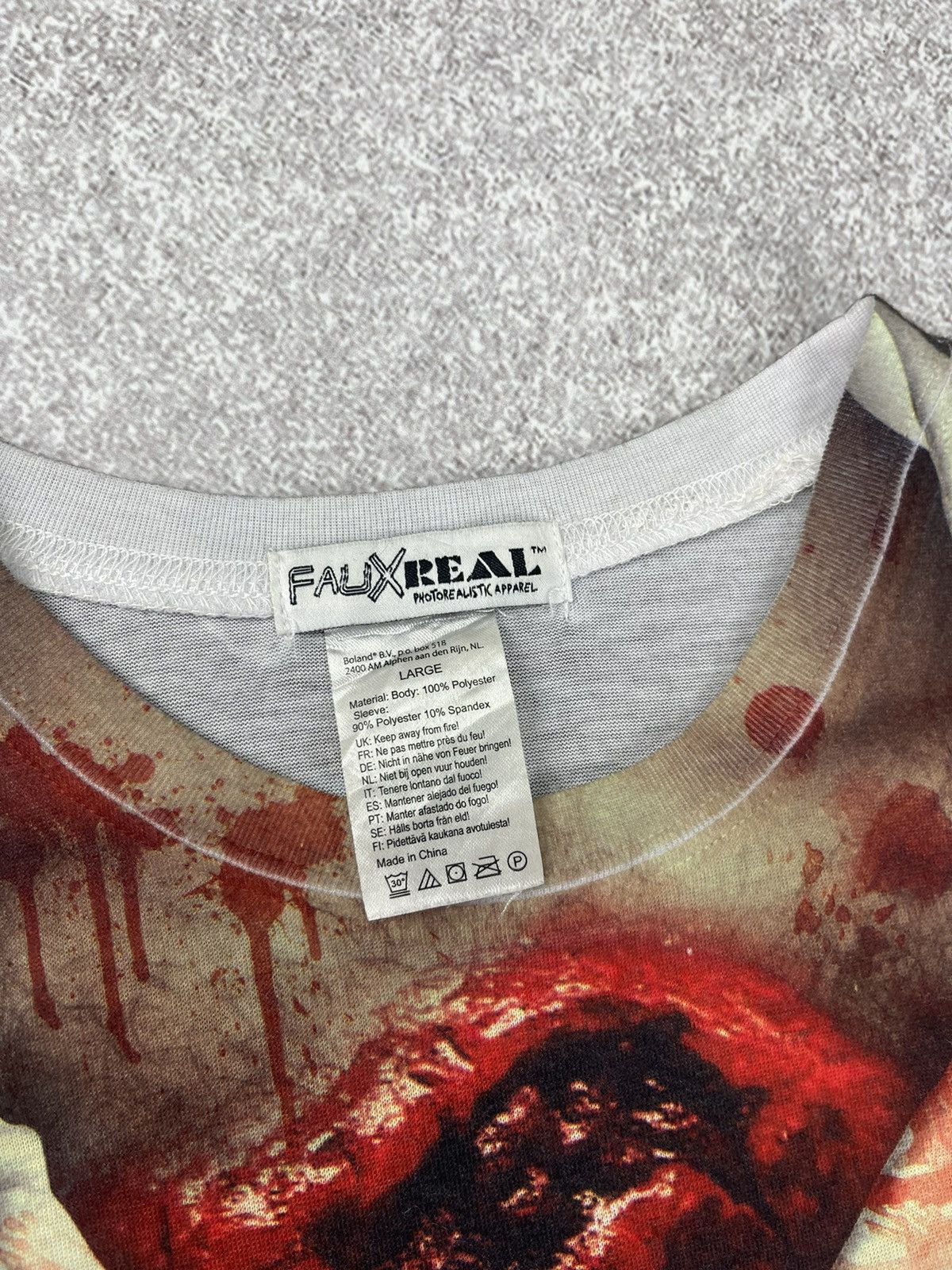 Designer Faux Real Zombie Dead Man Halloween Longsleeve Size L Size US L / EU 52-54 / 3 - 6 Thumbnail