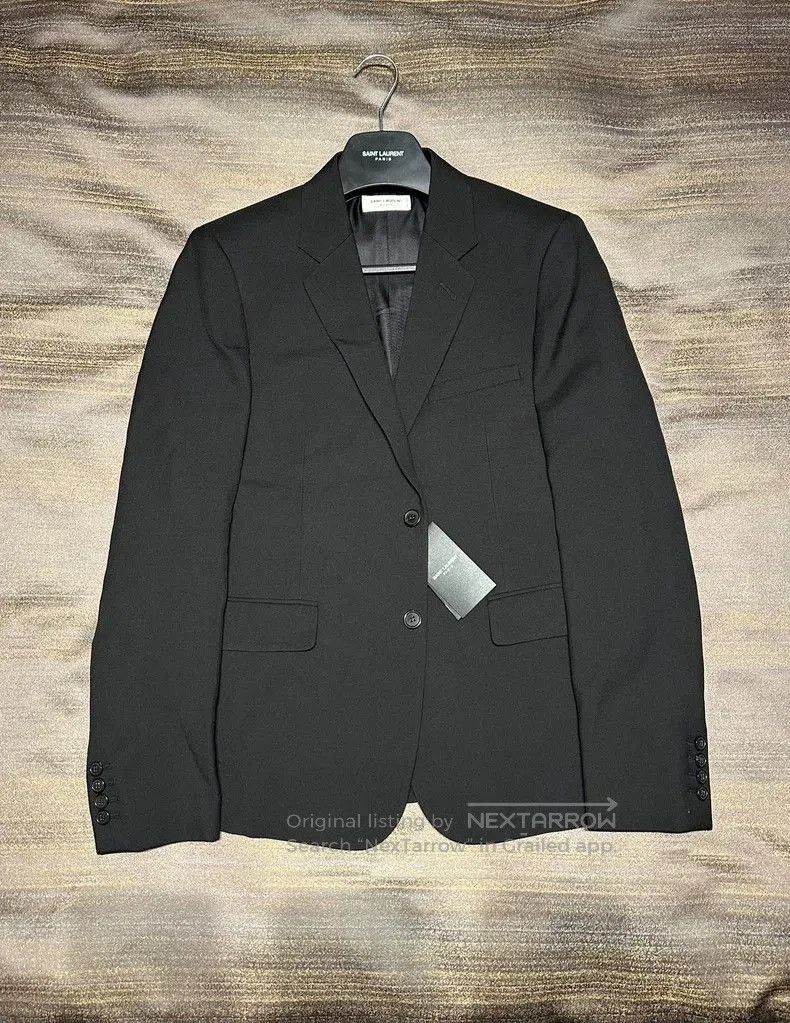 Saint Laurent Paris Saint Laurent 2023 Smoking Jacket. Size US M / EU 48-50 / 2 - 1 Thumbnail