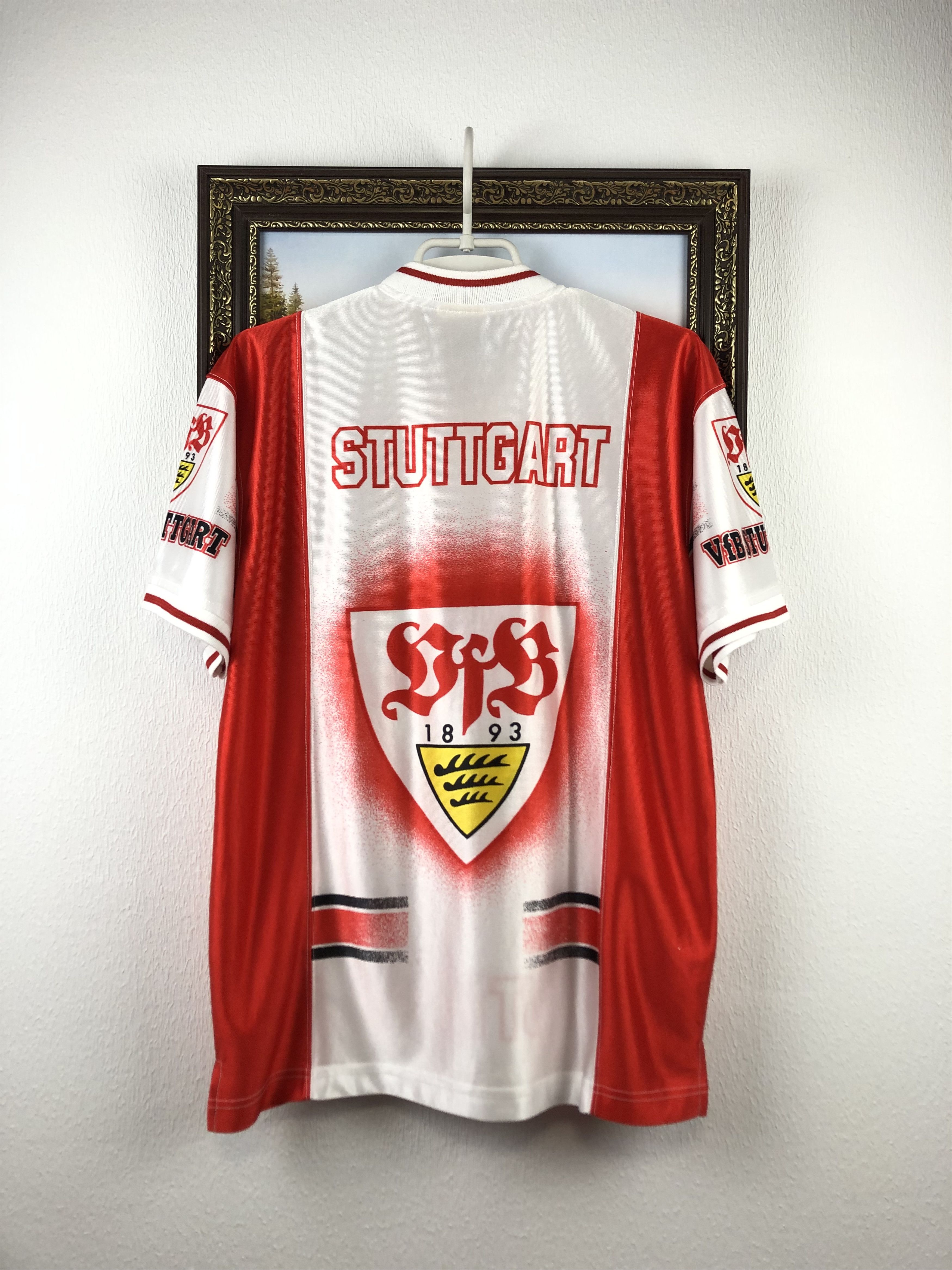 Vintage Vintage VfB Stuttgart Football Shirt Nutmeg Soccer Jersey Size US S / EU 44-46 / 1 - 13 Thumbnail