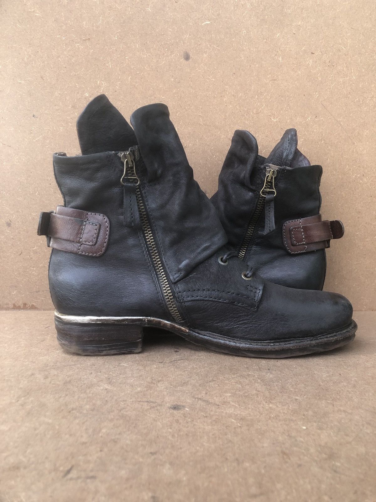 A.S.98 A.S 98 Black Calfskin Leather Women’s Boots Size 39 Size US 8.5 / IT 38.5 - 5 Thumbnail
