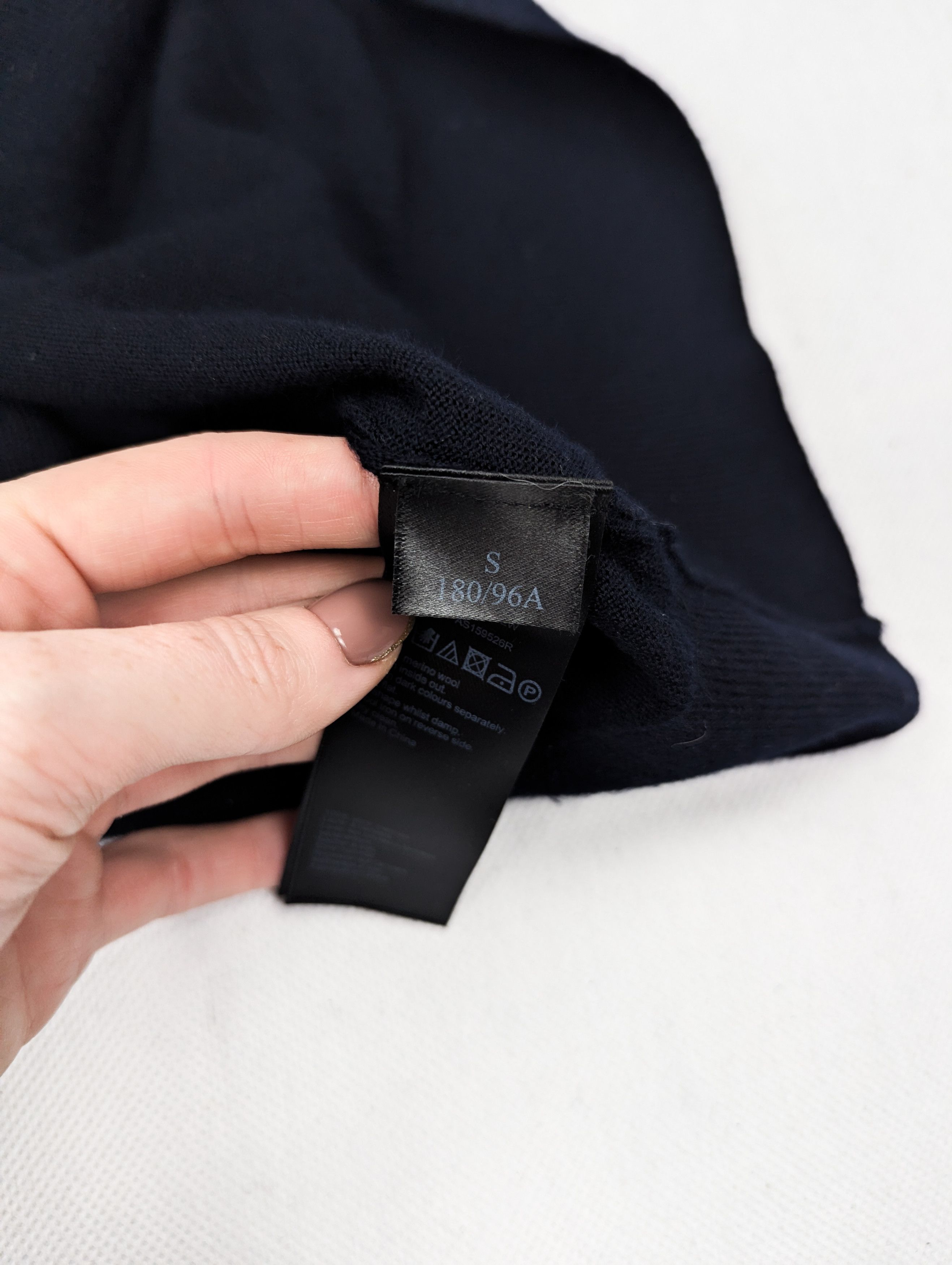 Allsaints Allsaints navy 100% merino mode merino crew S Size US S / EU 44-46 / 1 - 4 Thumbnail