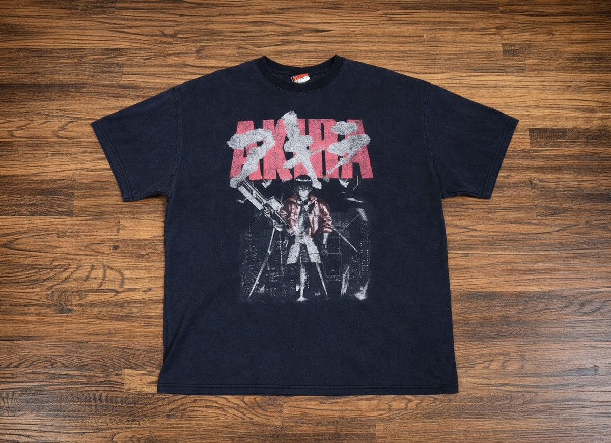Vintage Akira Anime Graphic Logo T-shirt Size XL