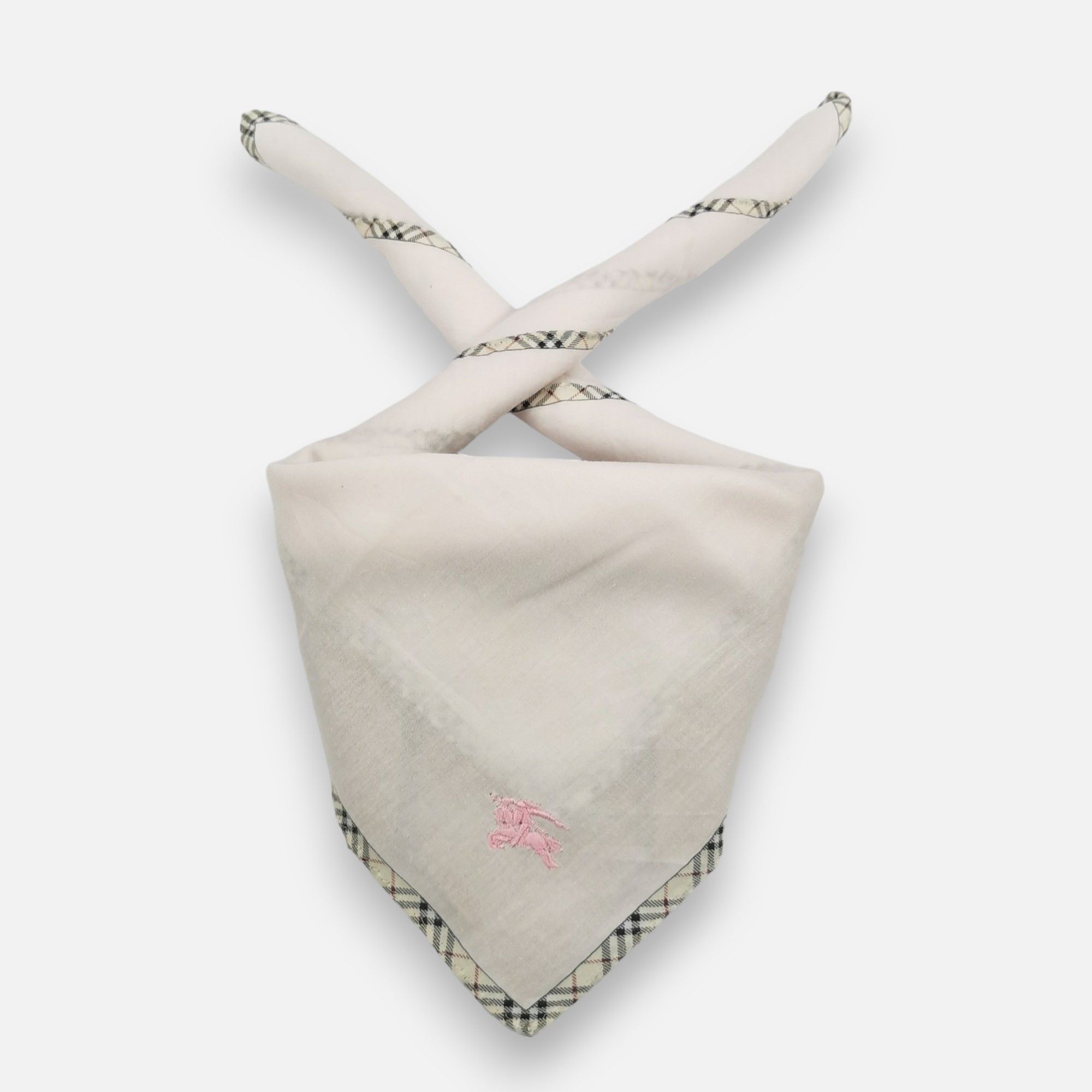 Burberry × Vintage Vintage Burberry Handkerchief Neckerchief Bandana Size ONE SIZE - 1 Thumbnail