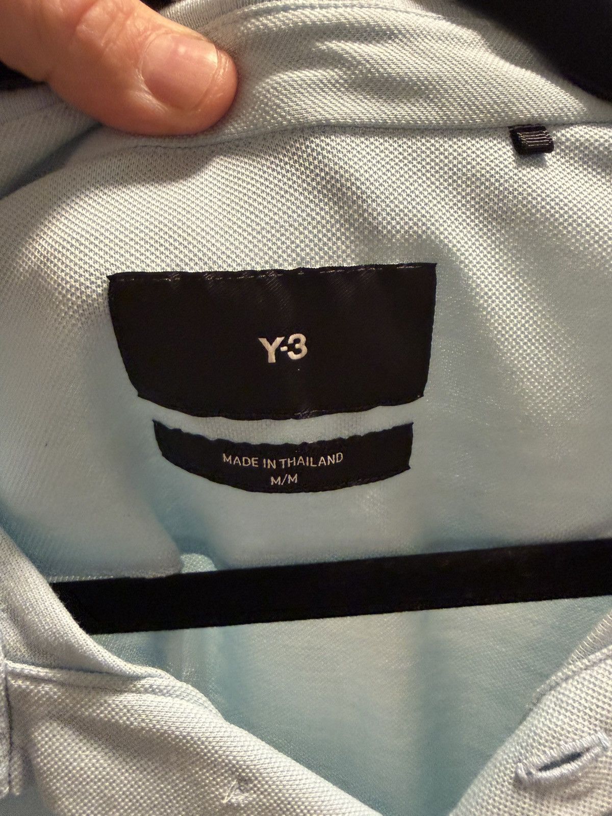 Y-3 Men Y-3 Polo Blue Size Medium Size US M / EU 48-50 / 2 - 3 Thumbnail