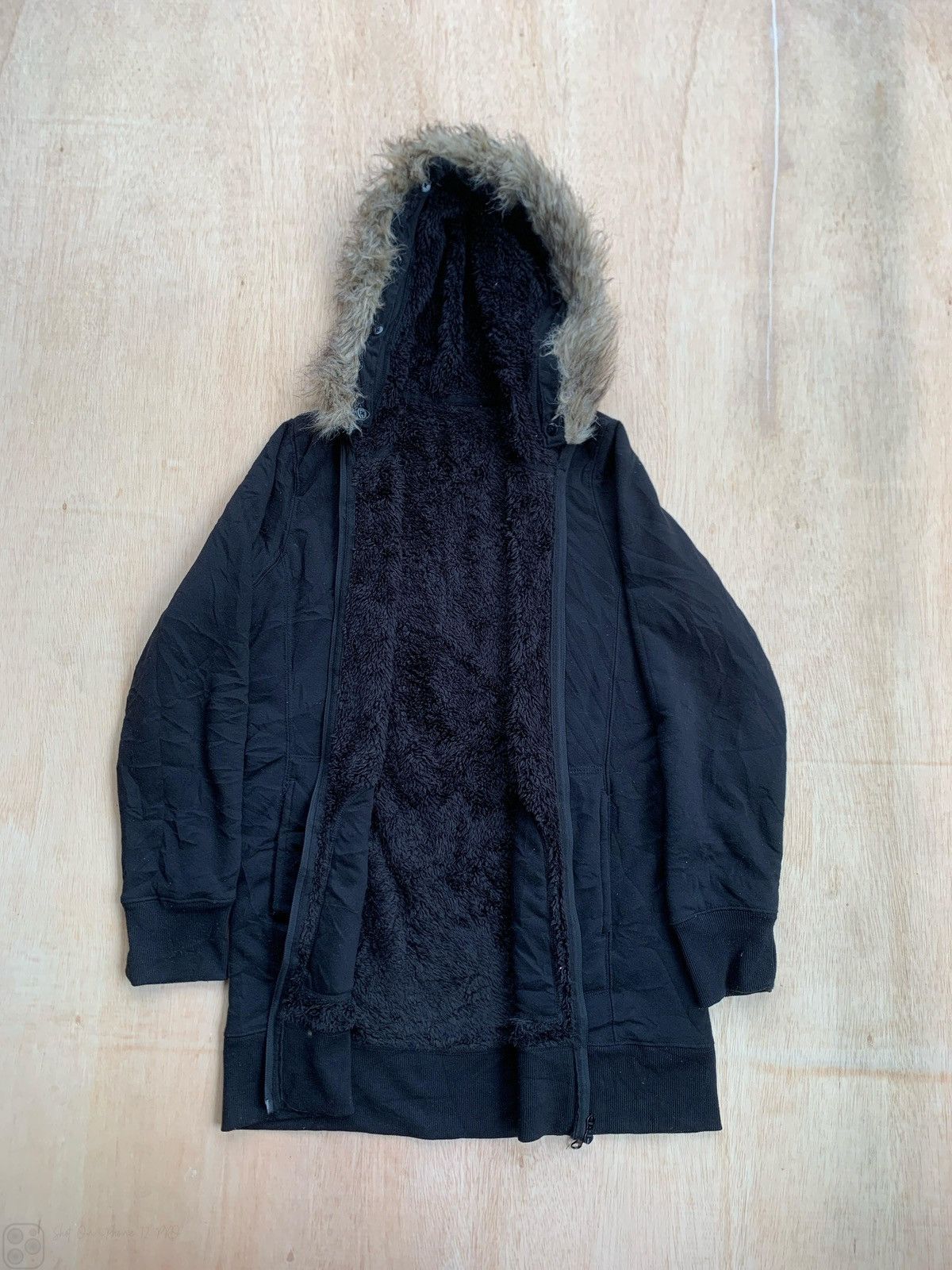 If Six Was Nine × Japanese Brand × Le Grande Bleu (L.G.B.) Fur Hoodie Ifsixwasnine Lgb Style Size US M / EU 48-50 / 2 - 2 Thumbnail