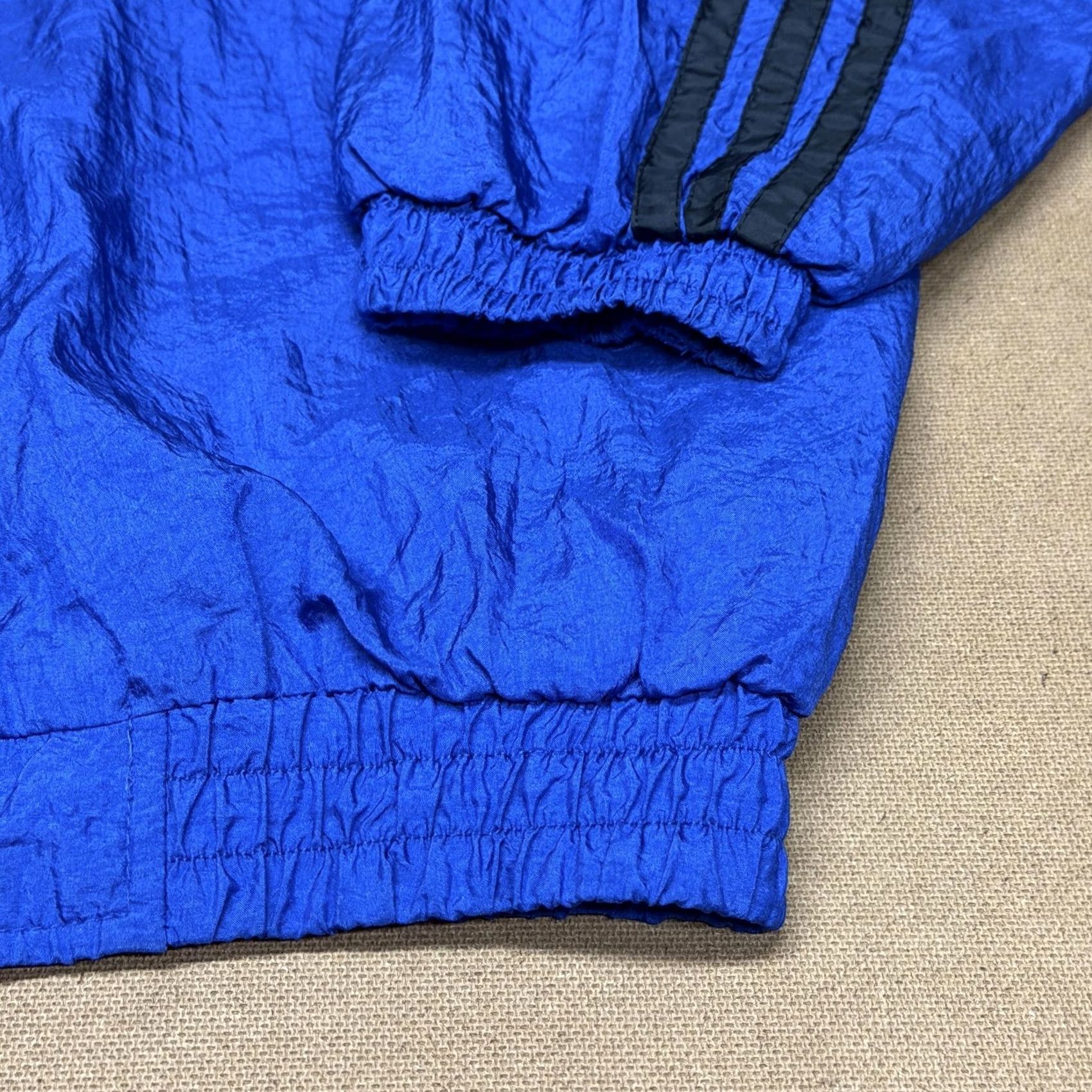 Sean John Sean John Jacket Mens XL Blue Nylon Windbreaker Full Zip Striped SJ Logo וד Size US XL / EU 56 / 4 - 4 Thumbnail