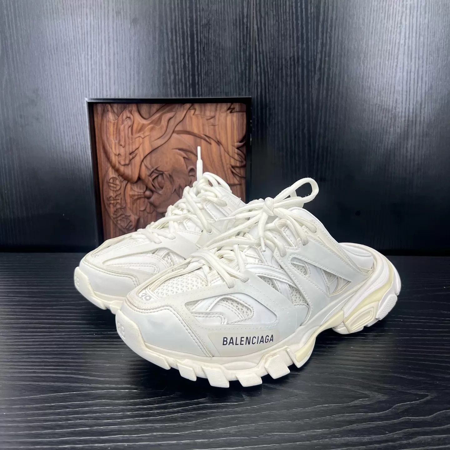 Balenciaga Balenciaga Track White Mule 39 Size US 8.5 / IT 38.5 - 1 Thumbnail