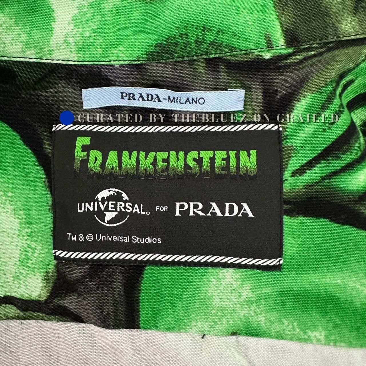 Prada Prada Men's Frankenstein Short Sleeve Shirt Size US S / EU 44-46 / 1 - 5 Thumbnail