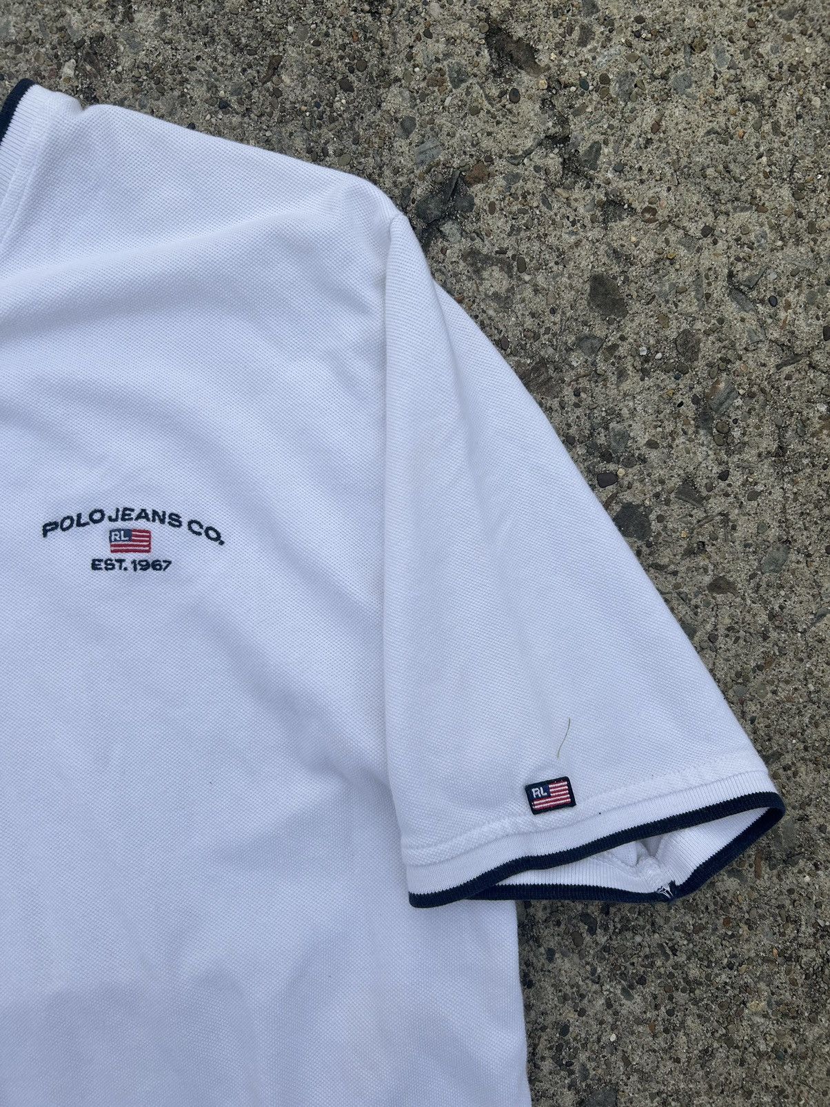 Polo Ralph Lauren × Ralph Lauren × Vintage Vintage Polo Jeans Tee Size US M / EU 48-50 / 2 - 2 Thumbnail