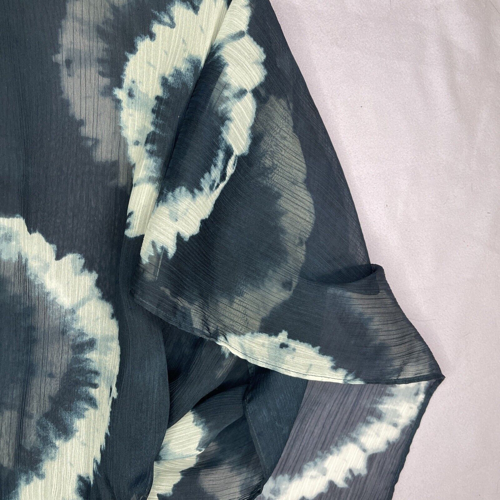 Michael Kors Michael Kors - Sheer Tie Dye Pullover Blouse - Sm/Medium Size M / US 6-8 / IT 42-44 - 3 Thumbnail