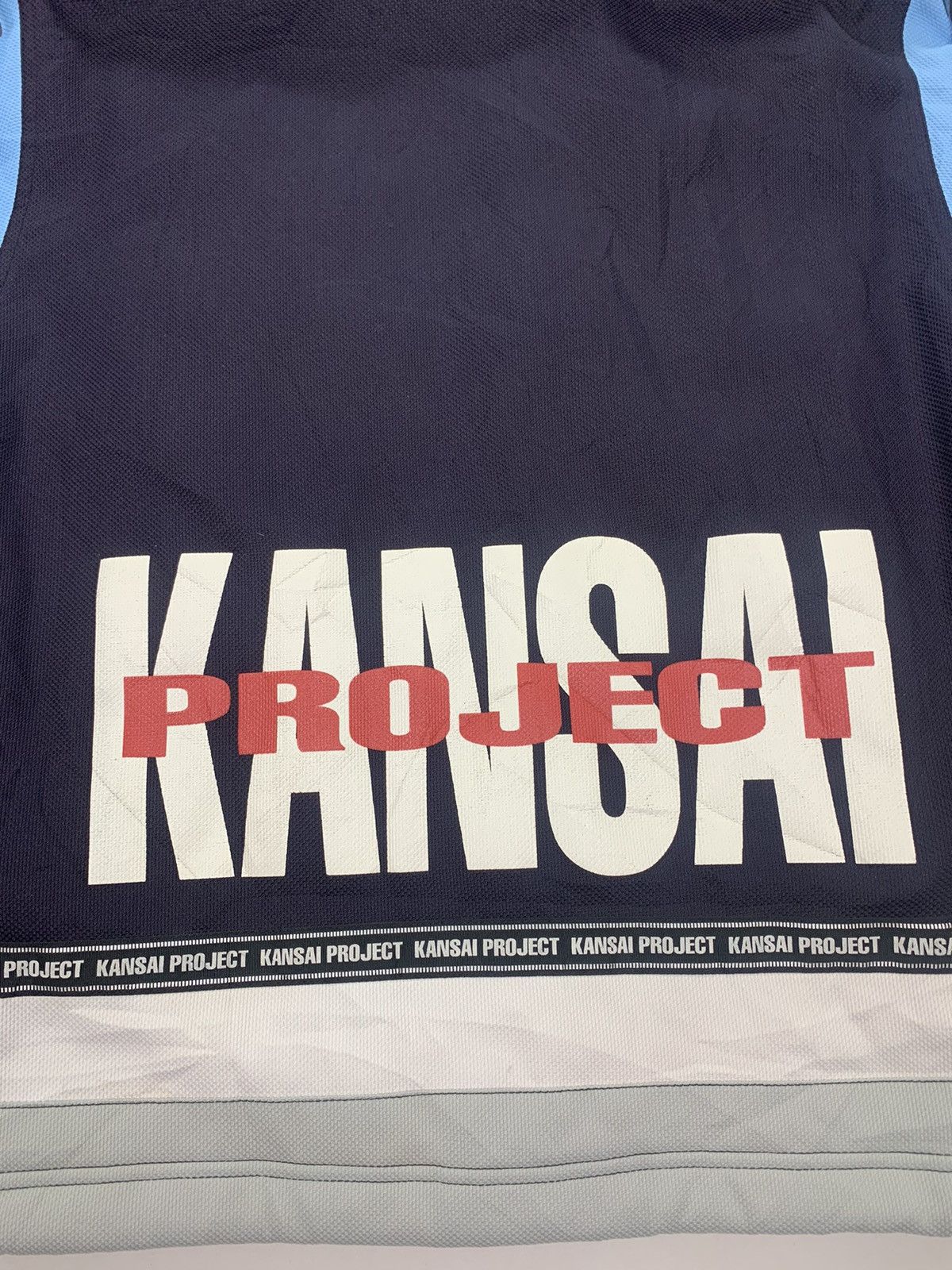 Japanese Brand × Kansai Yamamoto Rare!! Vintage 90s Kansai Project Block Colour Bomber Jacket Size US M / EU 48-50 / 2 - 11 Thumbnail