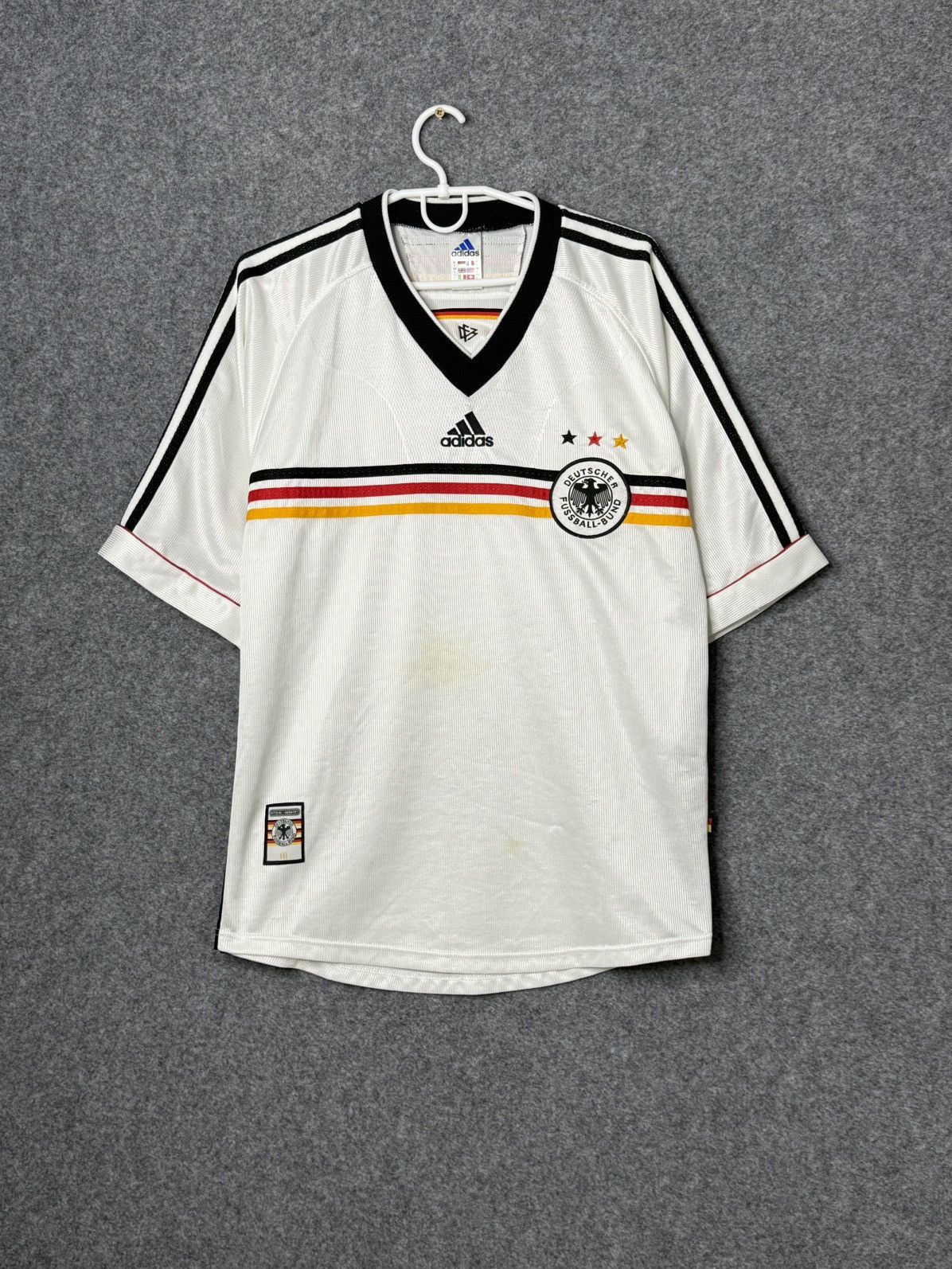 Vintage Adidas Germany 1998-00 Home Football Jersey size L