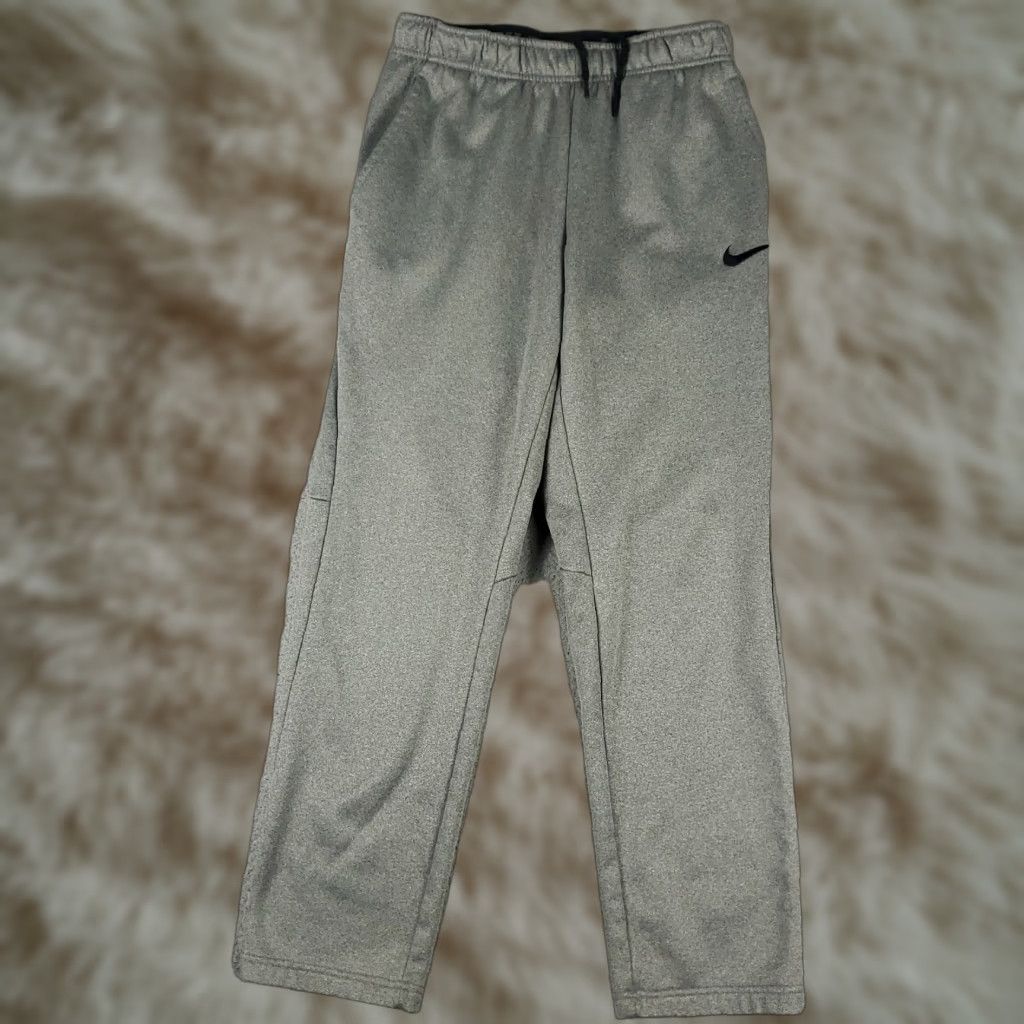 Nike Nike Pants Mens Small Gray Swoosh Track Joggers Sweatpants Size US 29 - 1 Thumbnail
