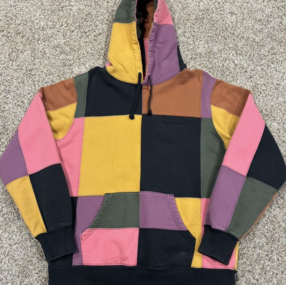Supreme Supreme Patchwork Hoodie SS2017 Size US M / EU 48-50 / 2 - 1 Thumbnail