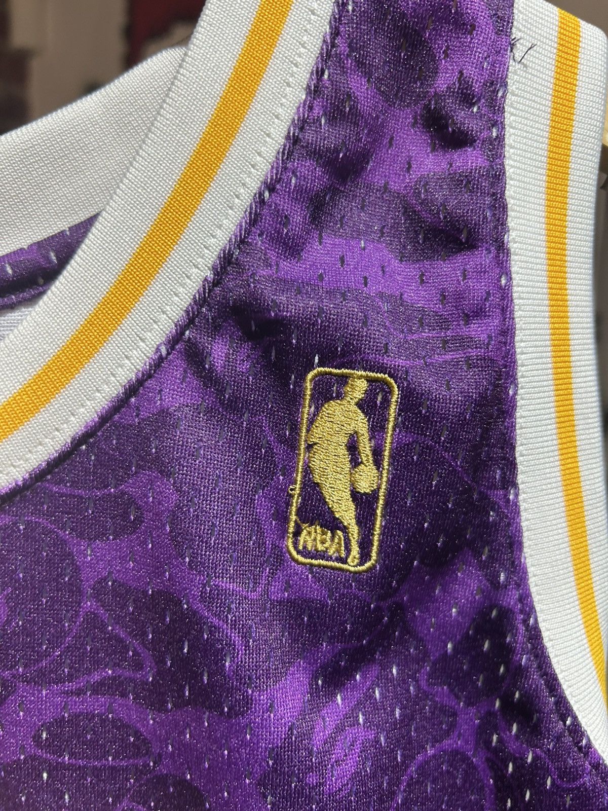 Bape × Mitchell & Ness Bape lakers jersey Size US XXL / EU 58 / 5 - 5 Thumbnail