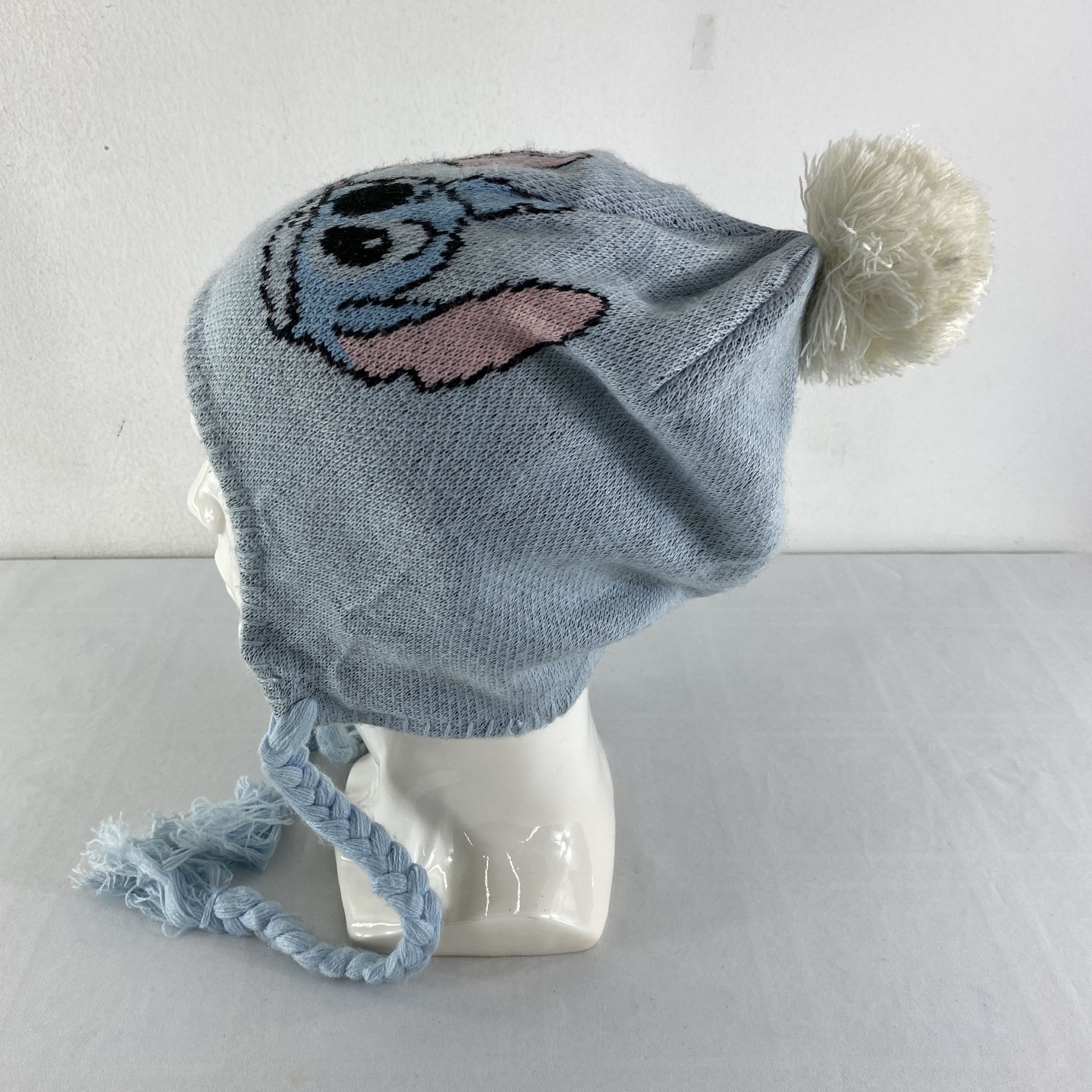 Japanese Brand Disney Stitch Snow Cap Hat Beanie -BN562 Size ONE SIZE - 2 Thumbnail