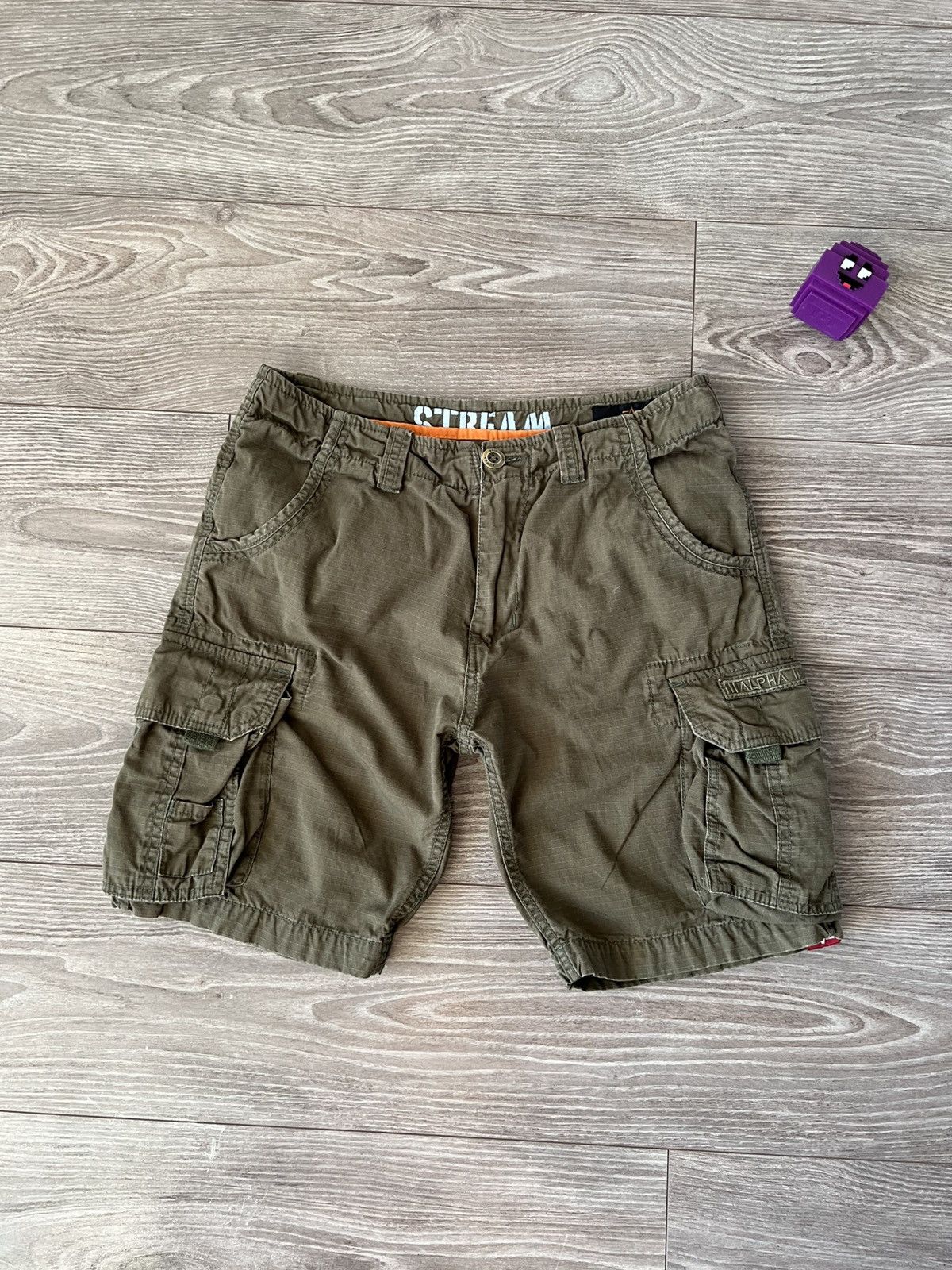 Alpha Industries Alpha Industries Stream Cargo Military Flyer Crew Shorts Size US 33 - 8 Thumbnail