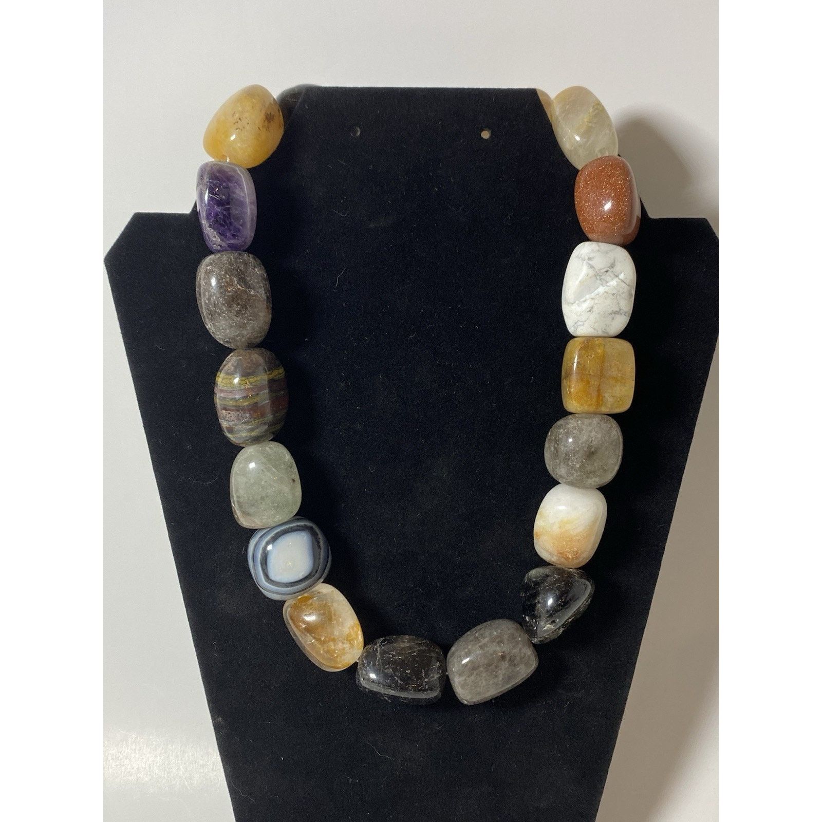 Other Multi Colored Multi Gemstone Beaded Necklace Size ONE SIZE - 1 Thumbnail