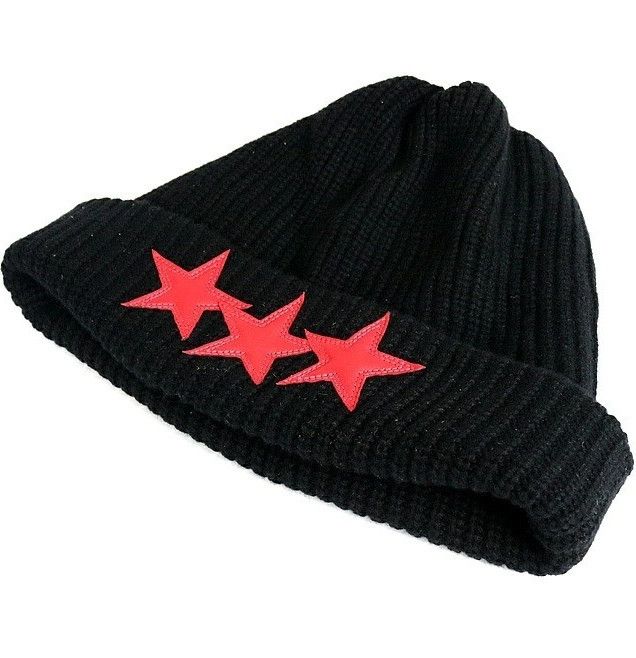 Chrome Hearts Chrome Hearts Triple Star Cashmere Beanie Size ONE SIZE - 1 Thumbnail