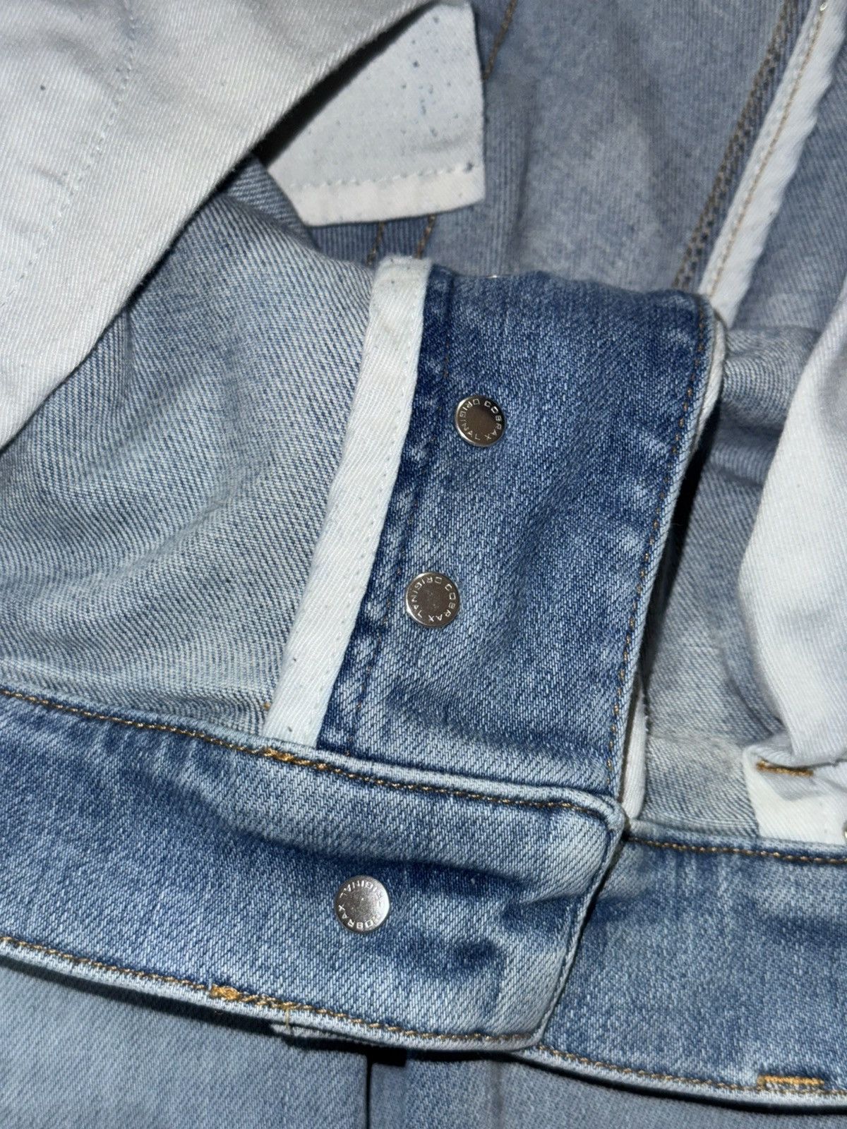 Amiri AMIRI SCRIPT LOGO BLUE JEANS Size US 34 / EU 50 - 15 Thumbnail