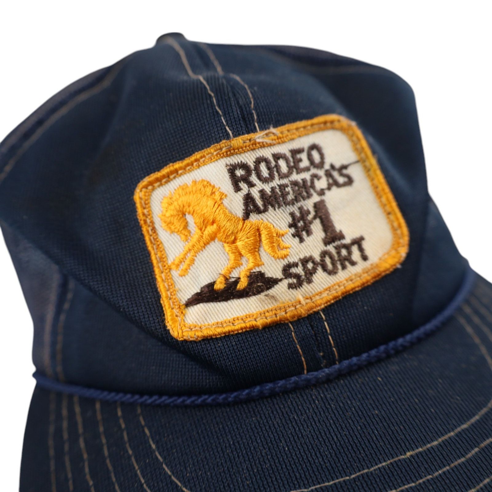 Vintage Vintage Rodeo Americas #1 Sport Patch Snapback Hat Size ONE SIZE - 3 Thumbnail