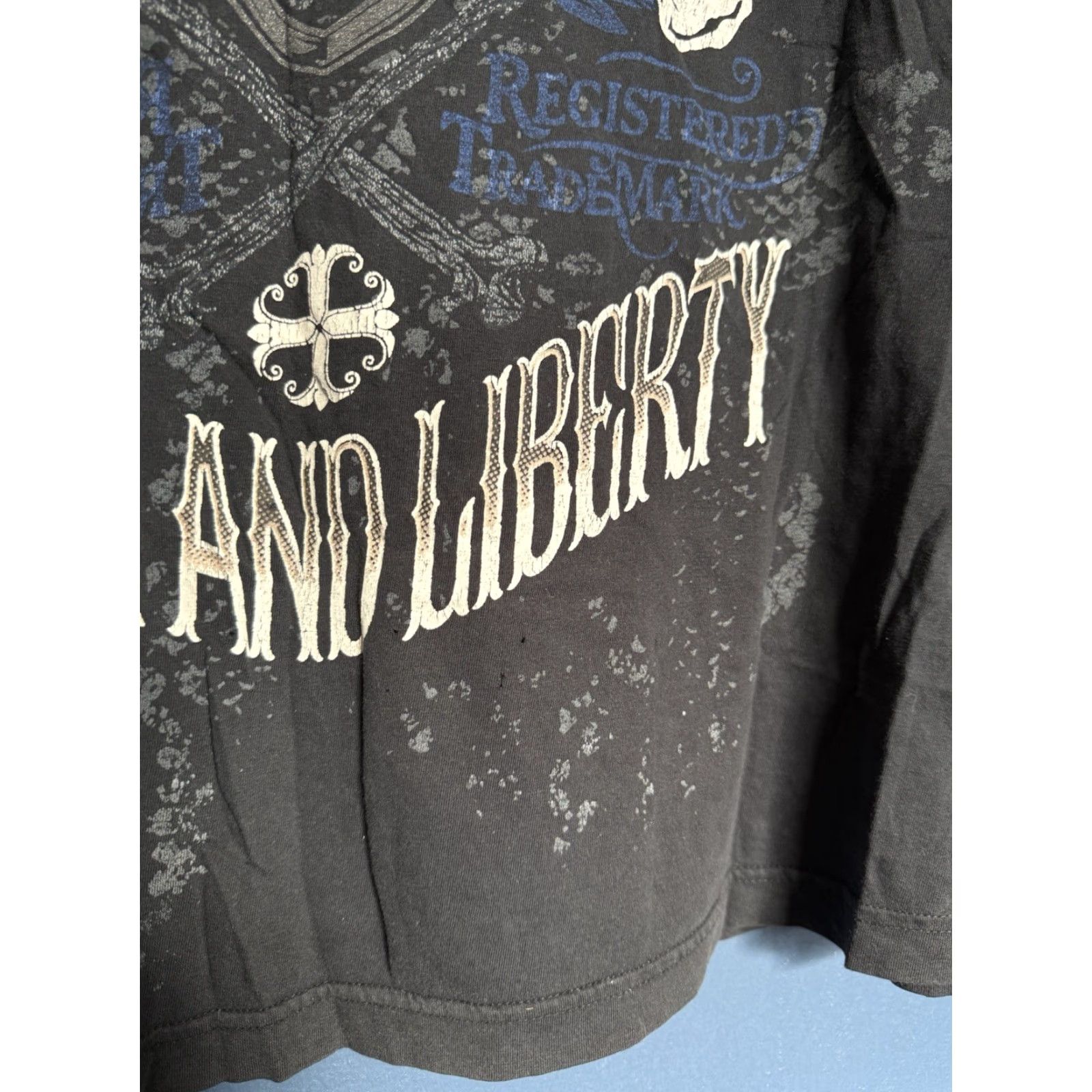 Southpole South Pole T-Shirt Grunge Graphic Tee Shirt Black 2XL Mens Pub Y2K Size US XXL / EU 58 / 5 - 5 Thumbnail