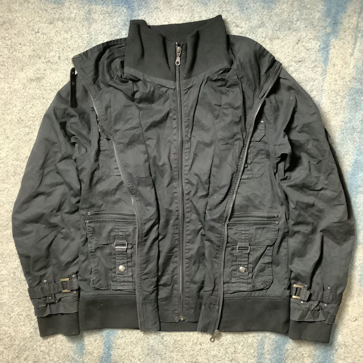 14th Addiction 2000's BarebackRealdress Multipocket Bondage Jacket Size US L / EU 52-54 / 3 - 7 Thumbnail