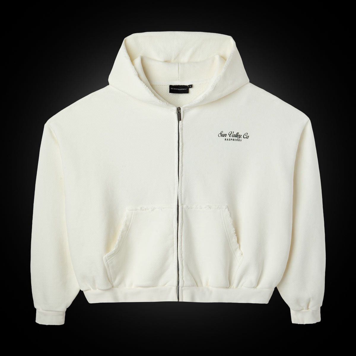 Pre-owned The Gv Gallery Gv Gallery Sun Valley Raspberry Hoodie In White