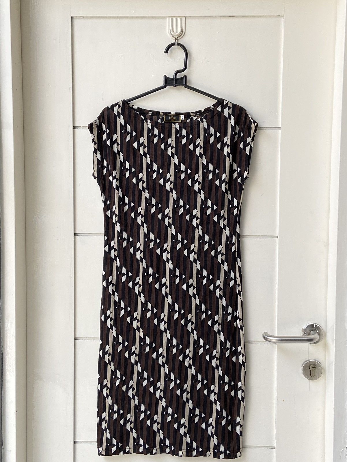 Fendi FENDI Motive Midi Dress Size S / US 4 / IT 40 - 16 Thumbnail