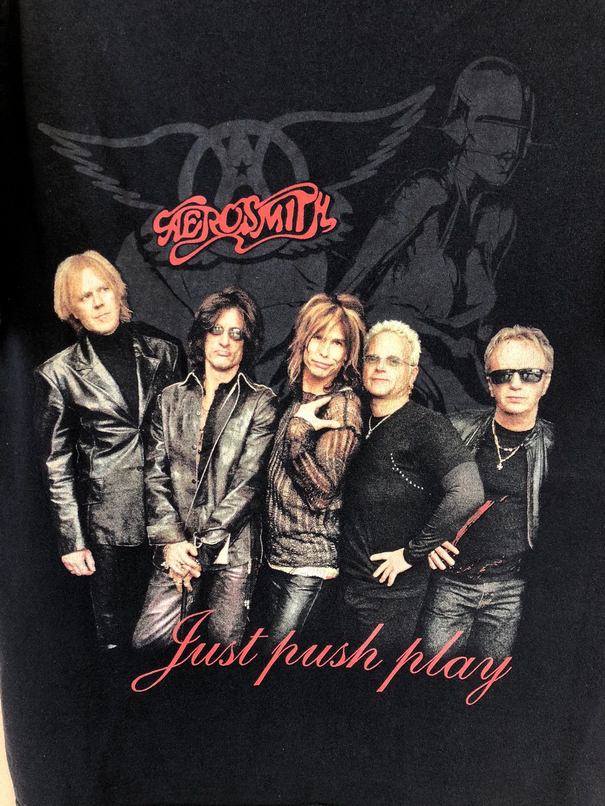 Aerosmith × Band Tees × Vintage Vintage AEROSMITH Sorayama 2001 Tour Tee Size US M / EU 48-50 / 2 - 3 Thumbnail