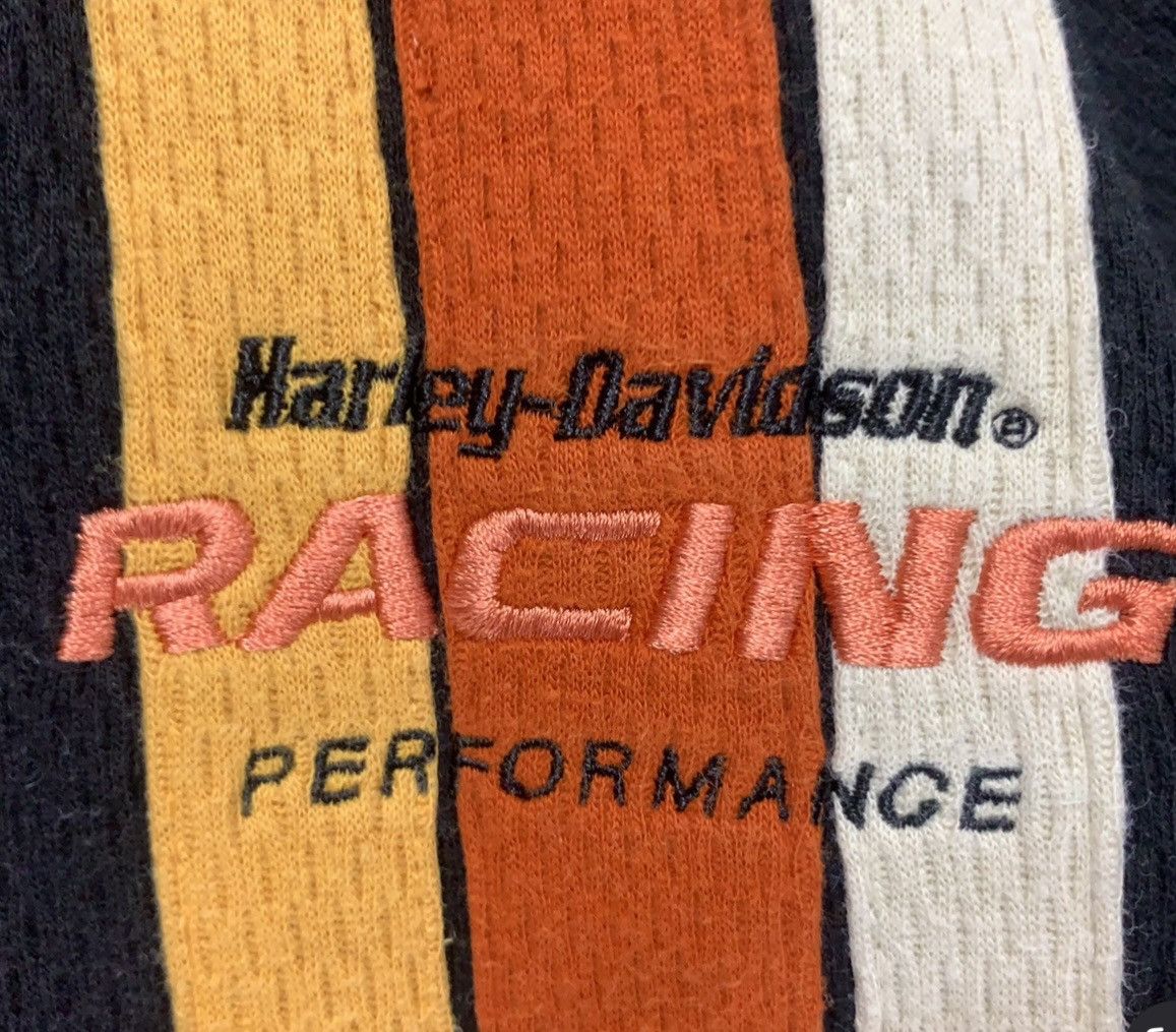 Harley Davidson Harley Davidson Racing Striped Tshirt Size US L / EU 52-54 / 3 - 5 Thumbnail