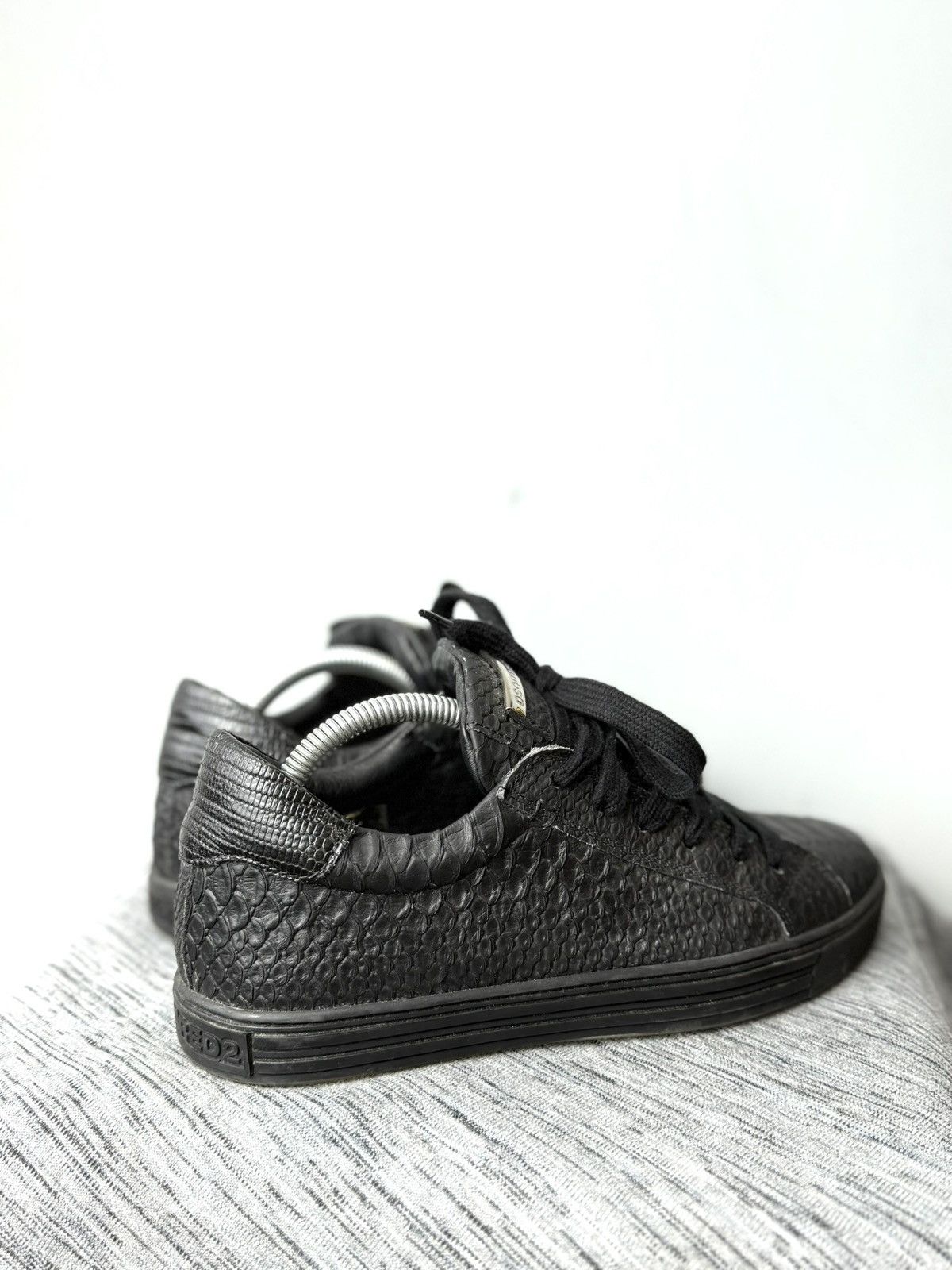 Dsquared2 Dsquared2 Snake Leather Sneakers Low Top Luxury Size US 6.5 / EU 39-40 - 6 Thumbnail