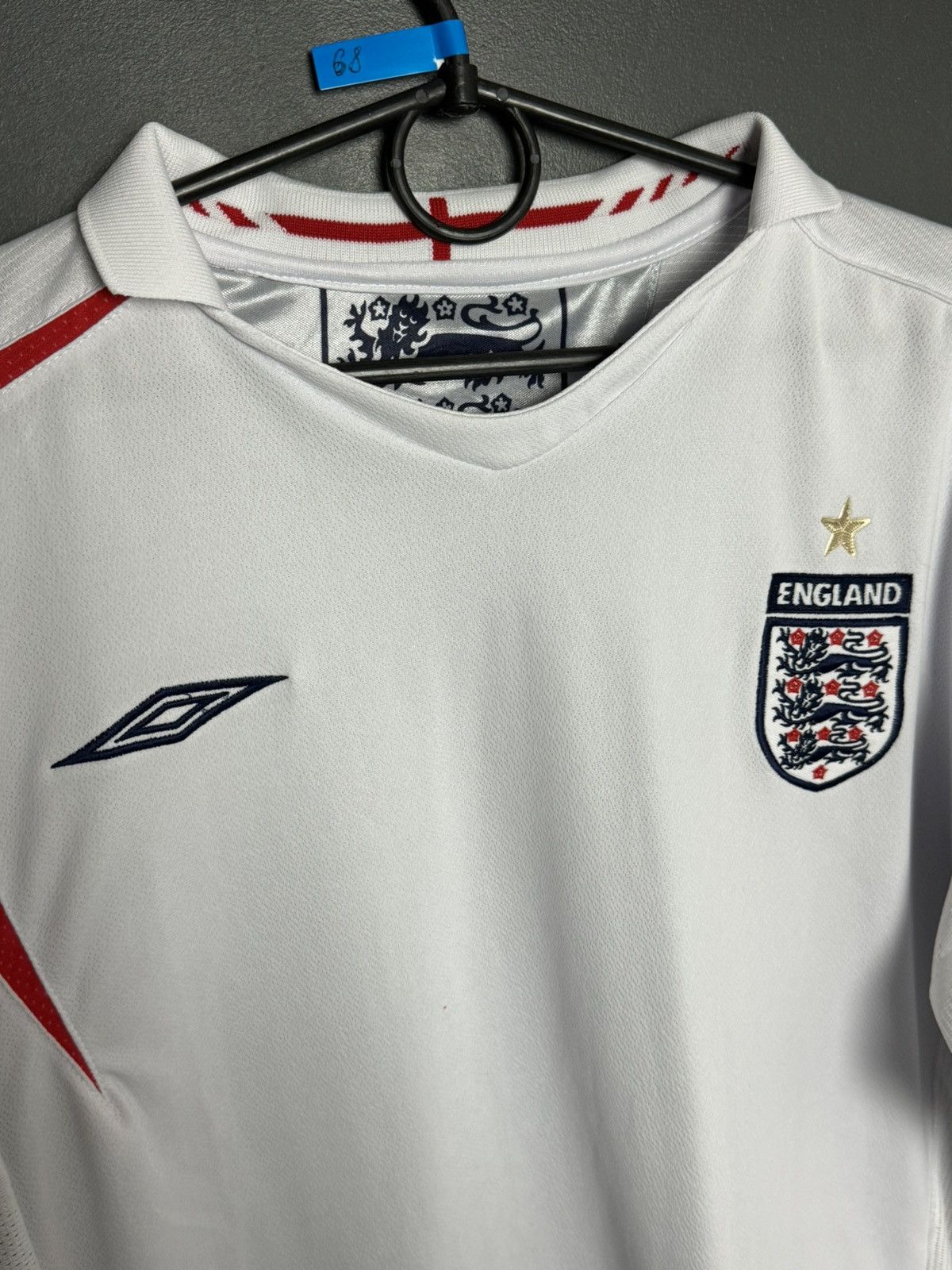 Umbro England National Team 05/07 Home Football Soccer Jersey Size US L / EU 52-54 / 3 - 3 Thumbnail