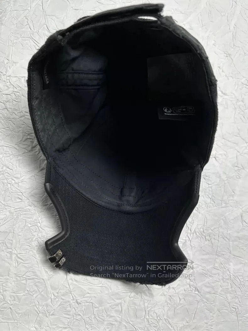 Balenciaga Balenciaga Flame Embroidered Cap Baseball Hat. Size ONE SIZE - 3 Thumbnail