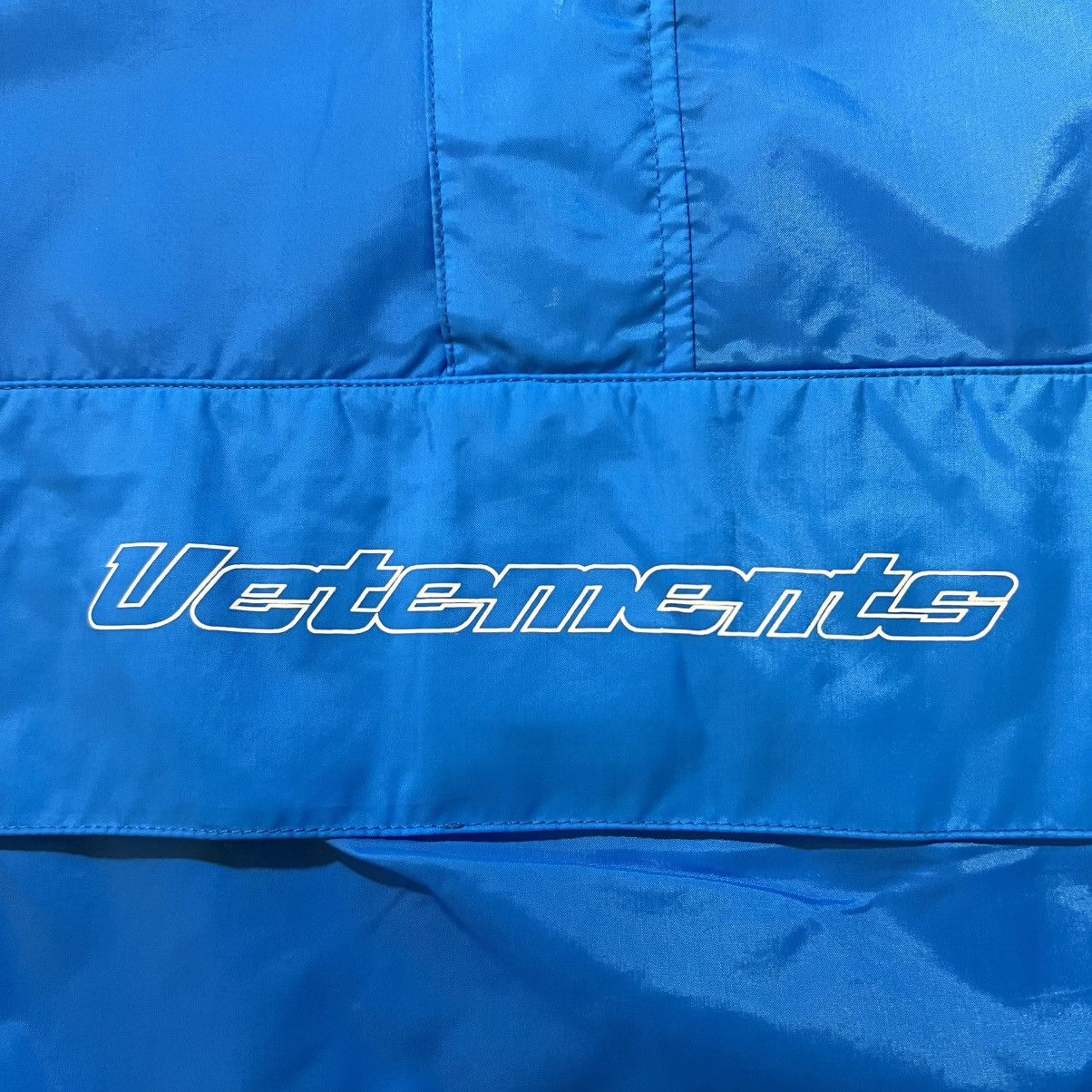 Vetements Vetements SS18 Pullover Windbreaker Anorak Blue Size US S / EU 44-46 / 1 - 6 Thumbnail